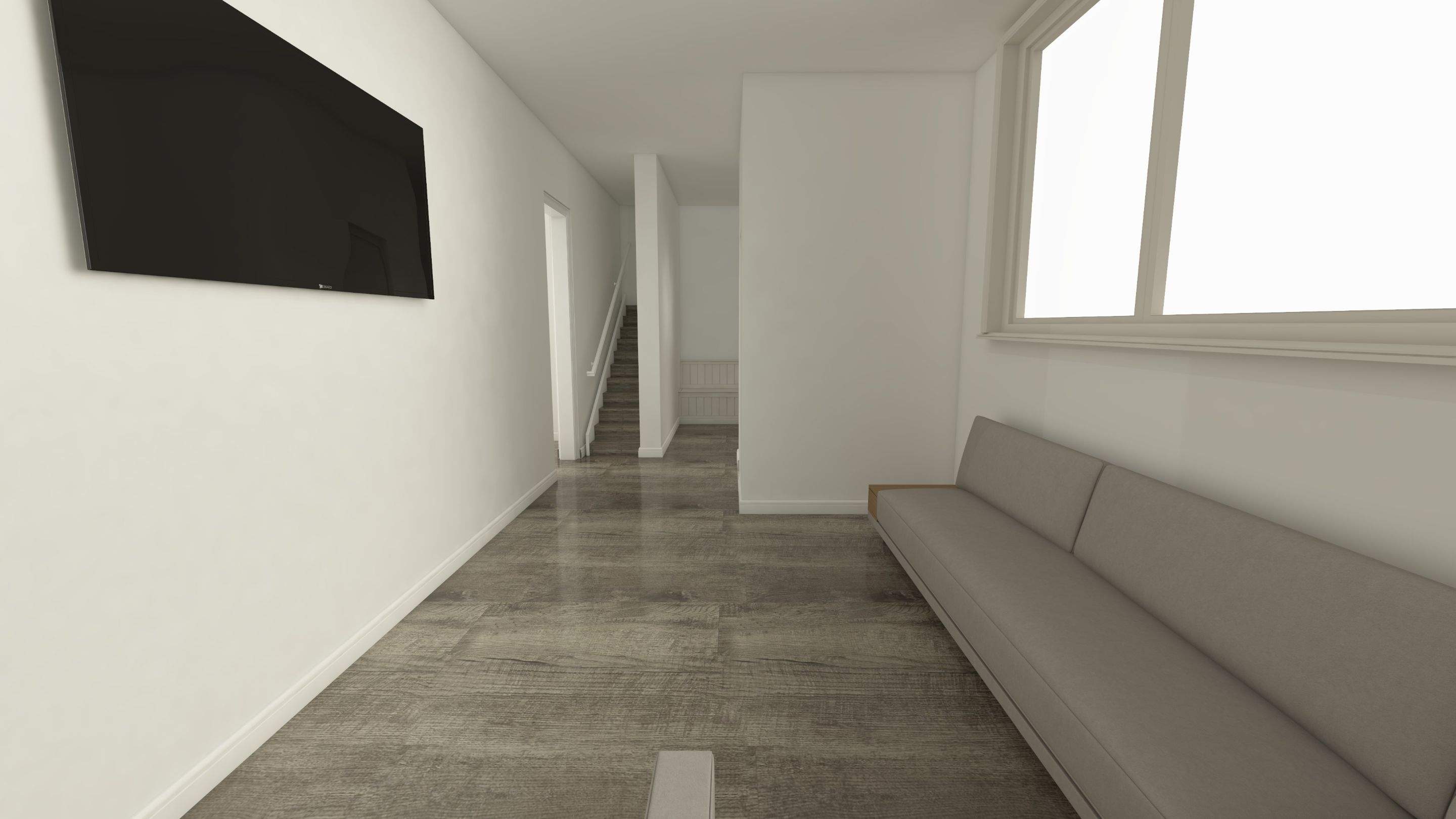 Basement Remodel using Wood by Home Concepts Construction