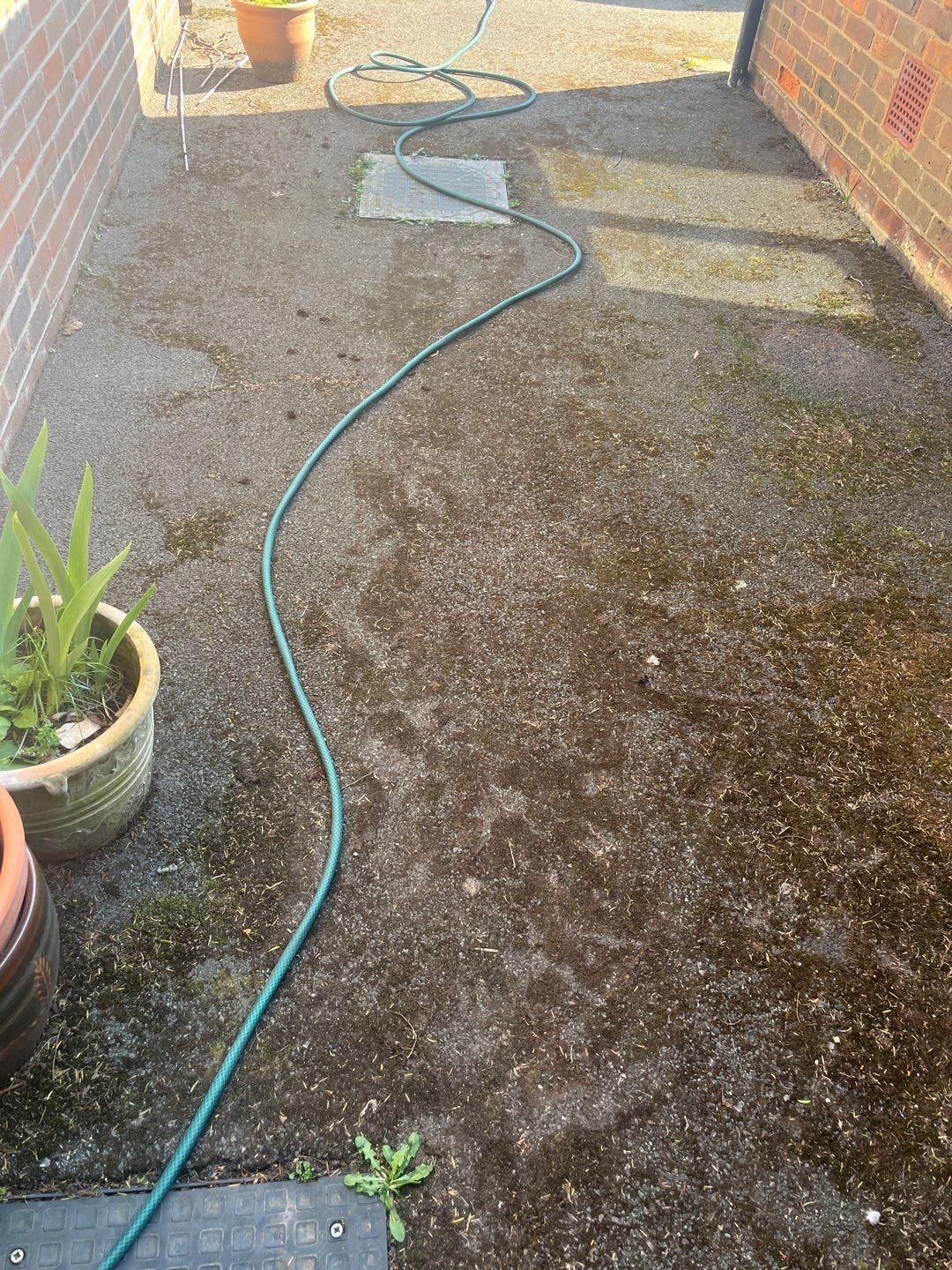 Patio Clean using Honda 21lt High Pressure Machine by Ges Exterior Cleaning ltd