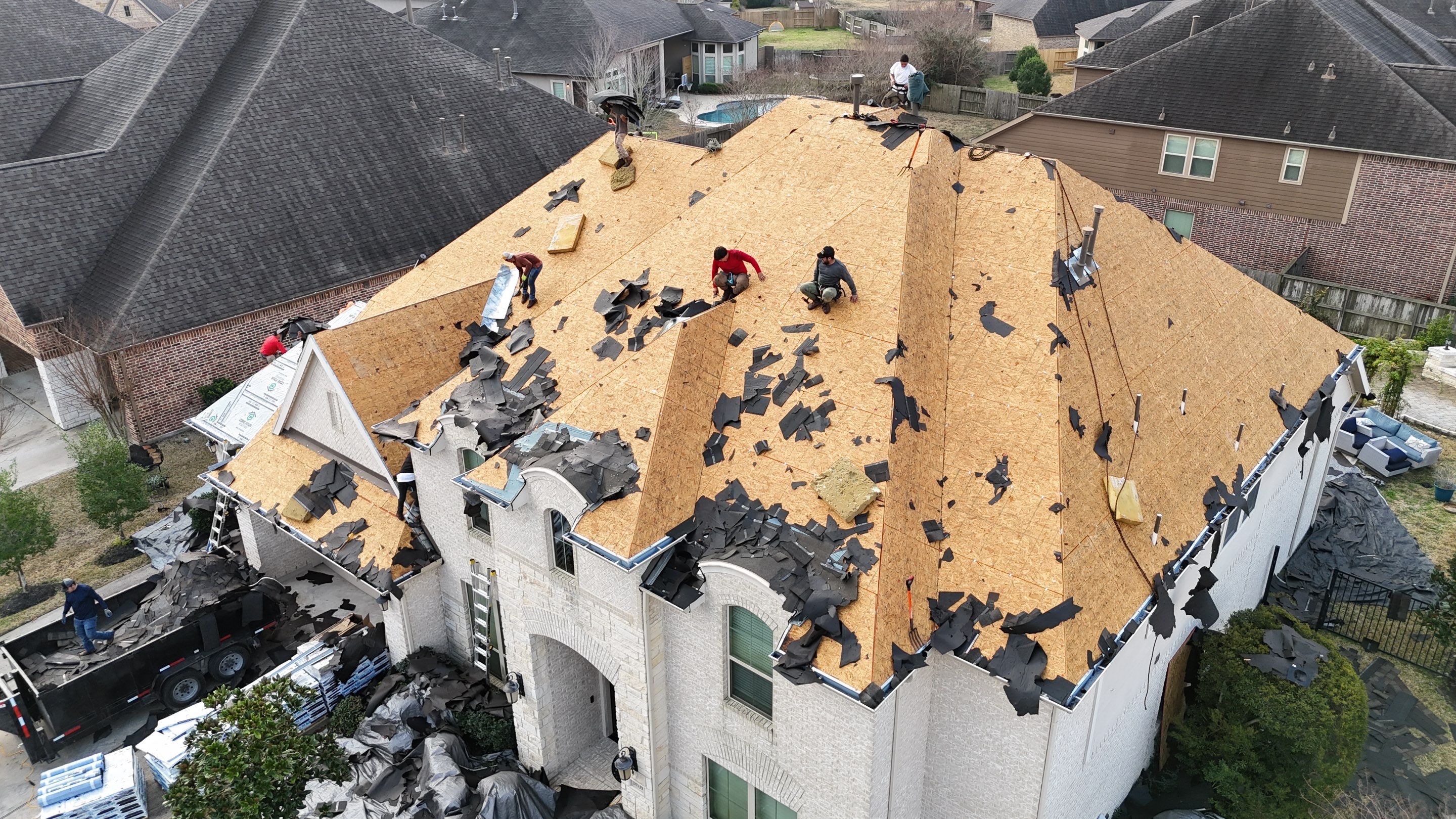 Roof Replacement in Cypress after Customer sustained Hail Damage! by Core Four Roofing
