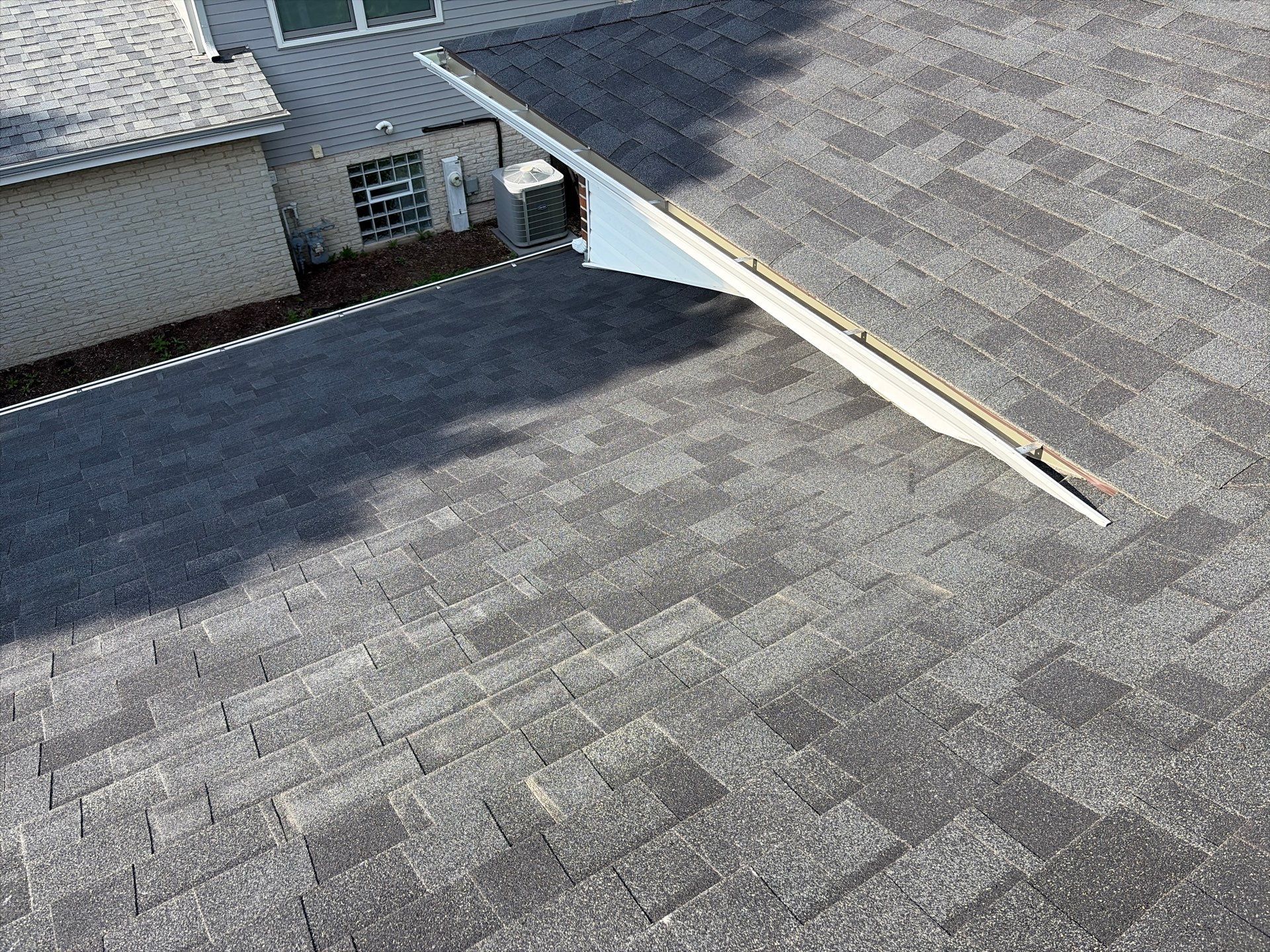 Architectural Shingle Roof Replacement on Darien Brick Residence by Pro Home Services Inc