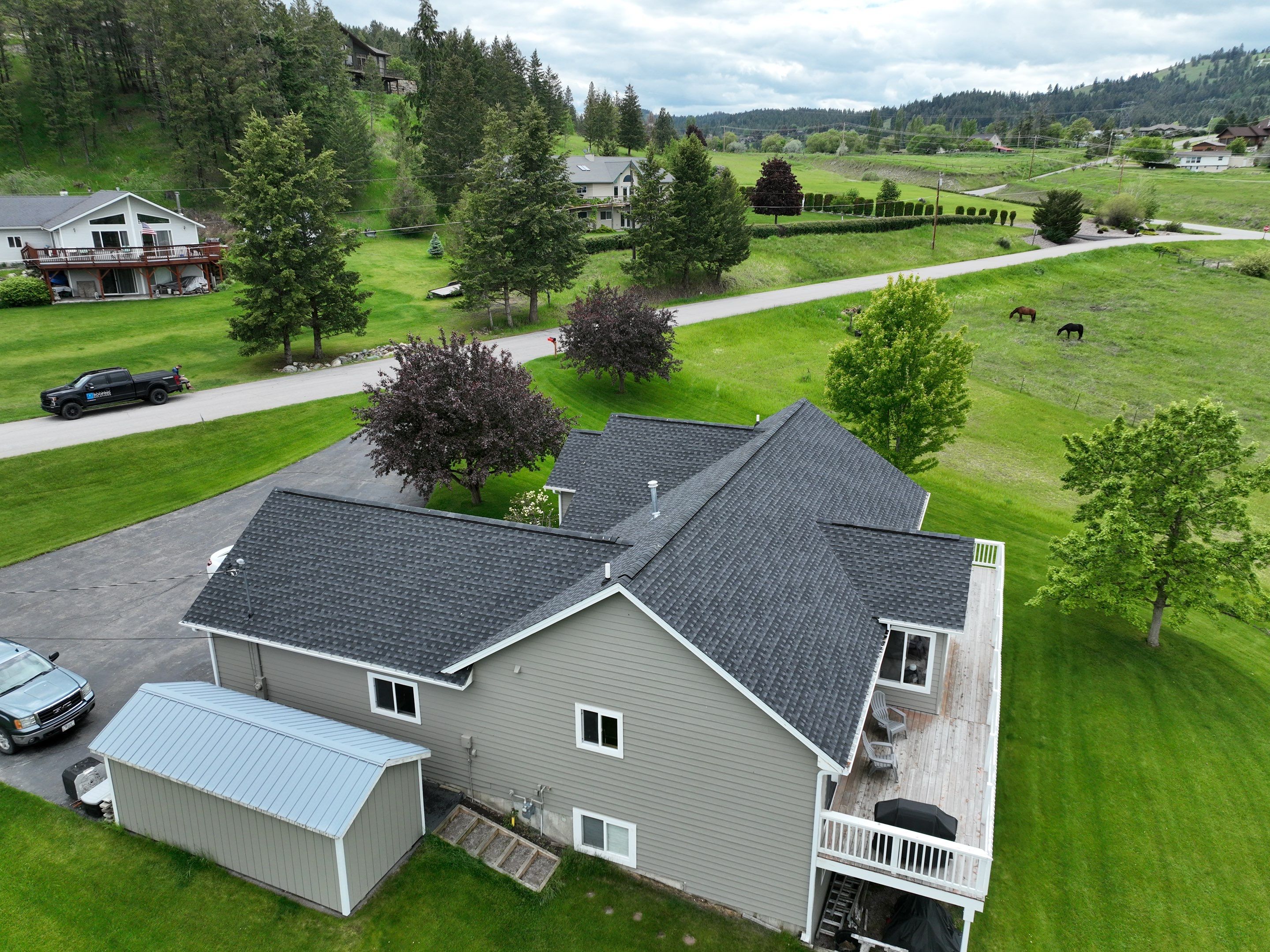 GAF Timberline HDZ - Charcoal by Montana Roofing Solutions