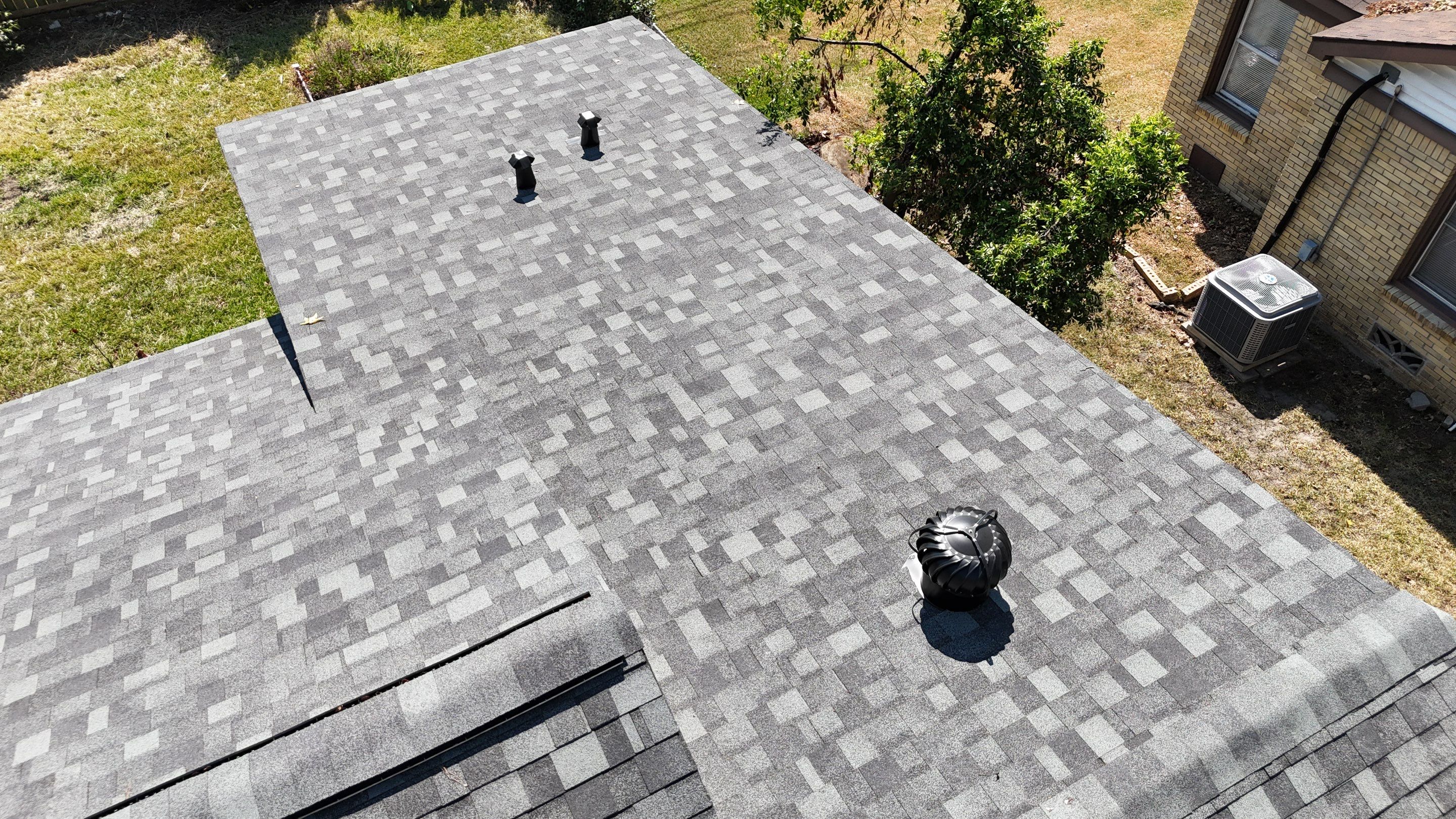 Roof Replacement after a 90-foot tree fell on it! by Core Four Roofing