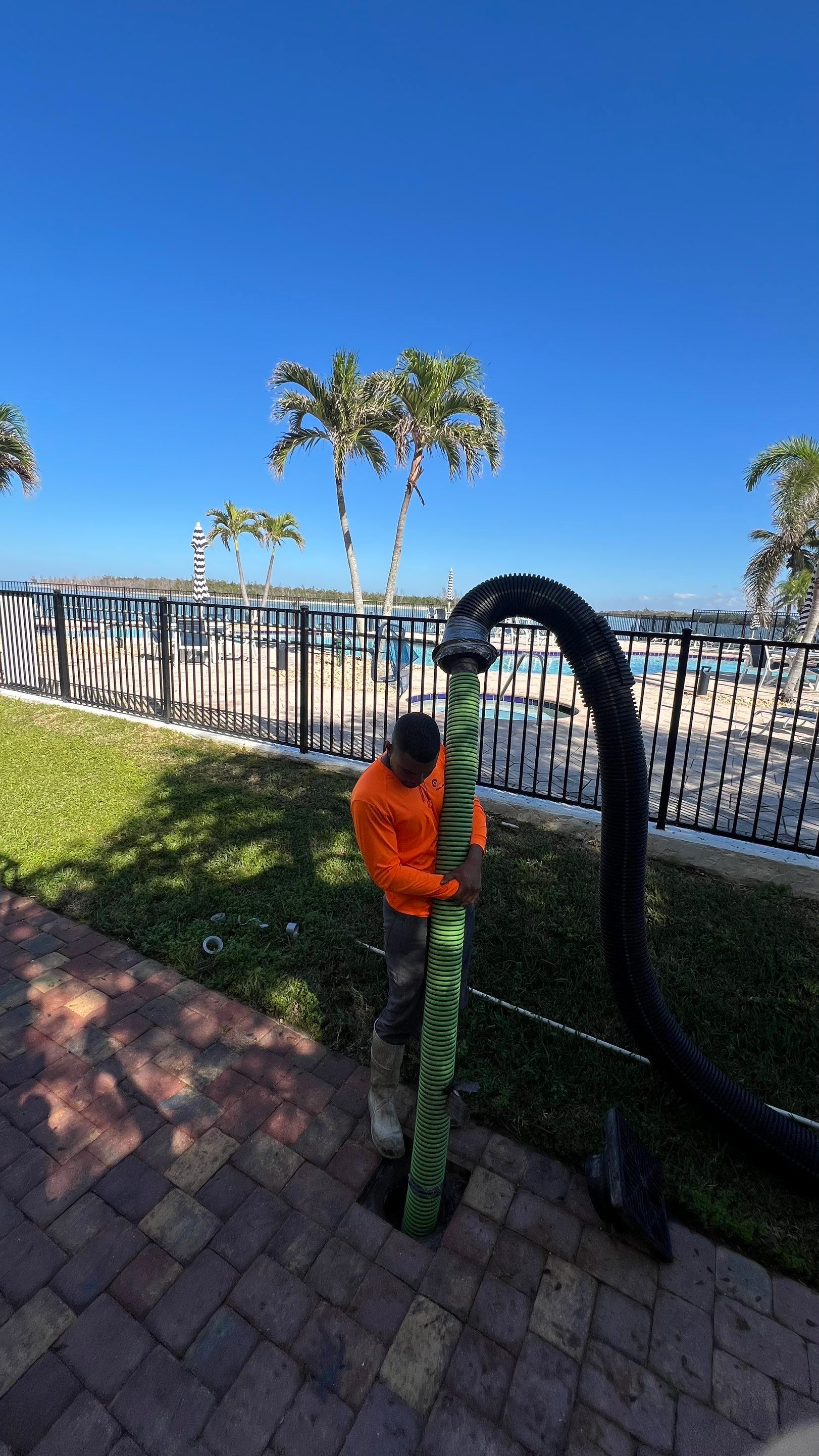 Condo Parking Garage Cleanup and Stormwater System Maintenance by APS Power & Water