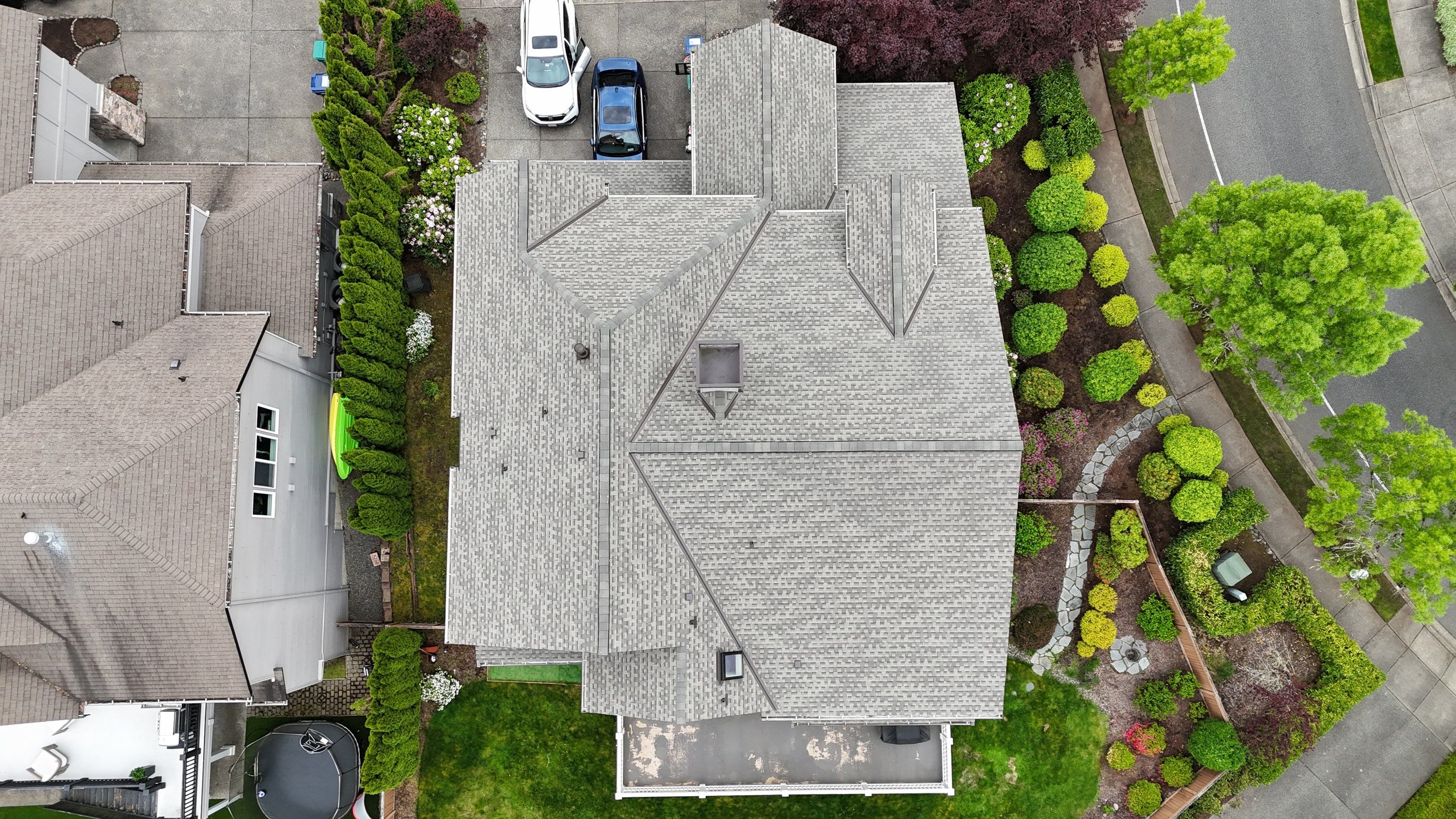 Residential Roofing Installation using GAF UHDZ Shingles by Roofing Formula LLC