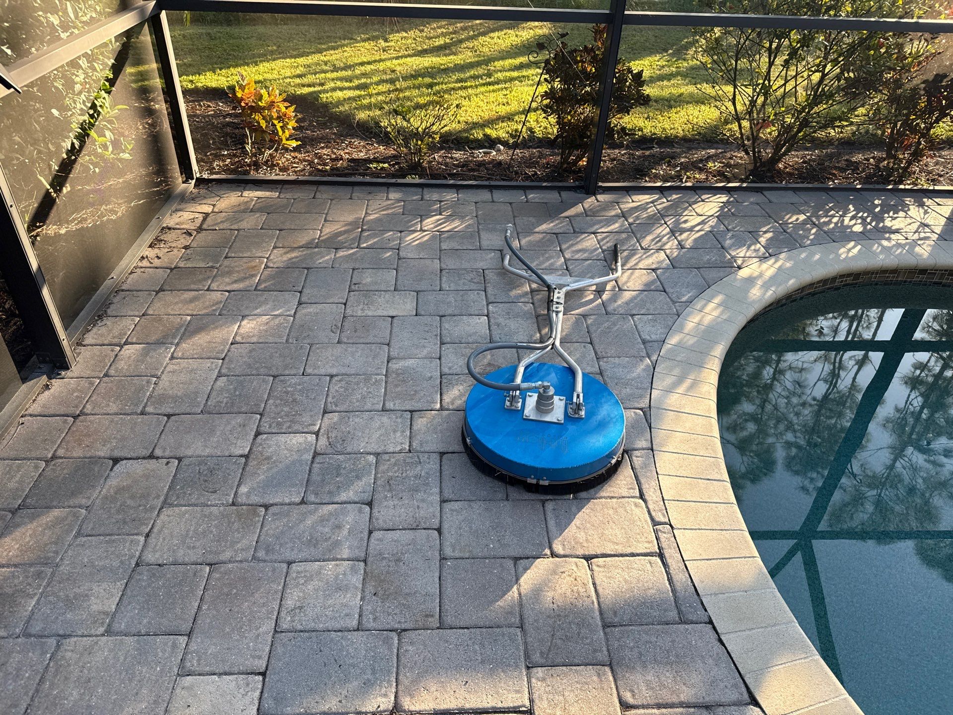 Flat Tile Roof, Paver Pool Deck & Driveway Cleaning | Cove at Twin Rivers, Parrish FL by Sunshine AquaWash