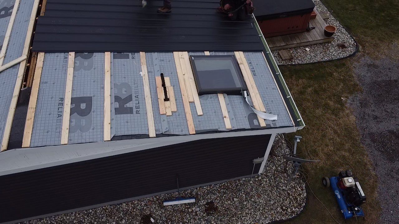Exposed Fastener Metal Roof Replacement – Columbia City, Indiana by 4Ever Metal Roofing