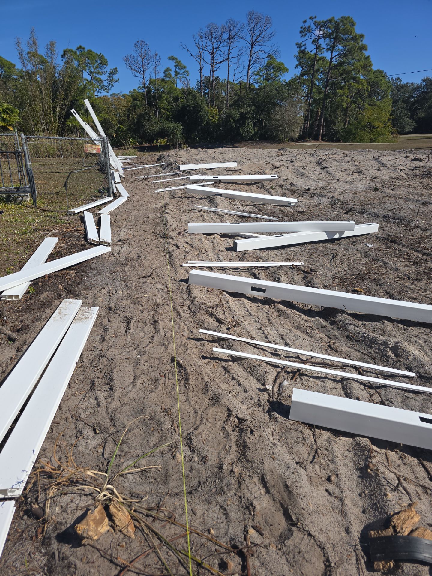 Vinyl Fence Install in North Port by True Fence LLC