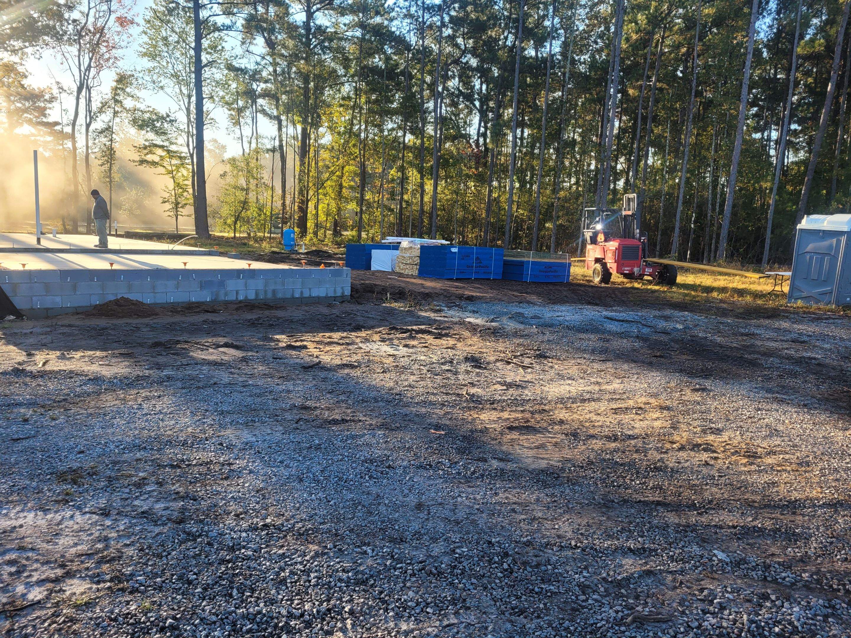 New Home Construction using brick and vertical vinyl by Cornerstone Home Builders, LLC