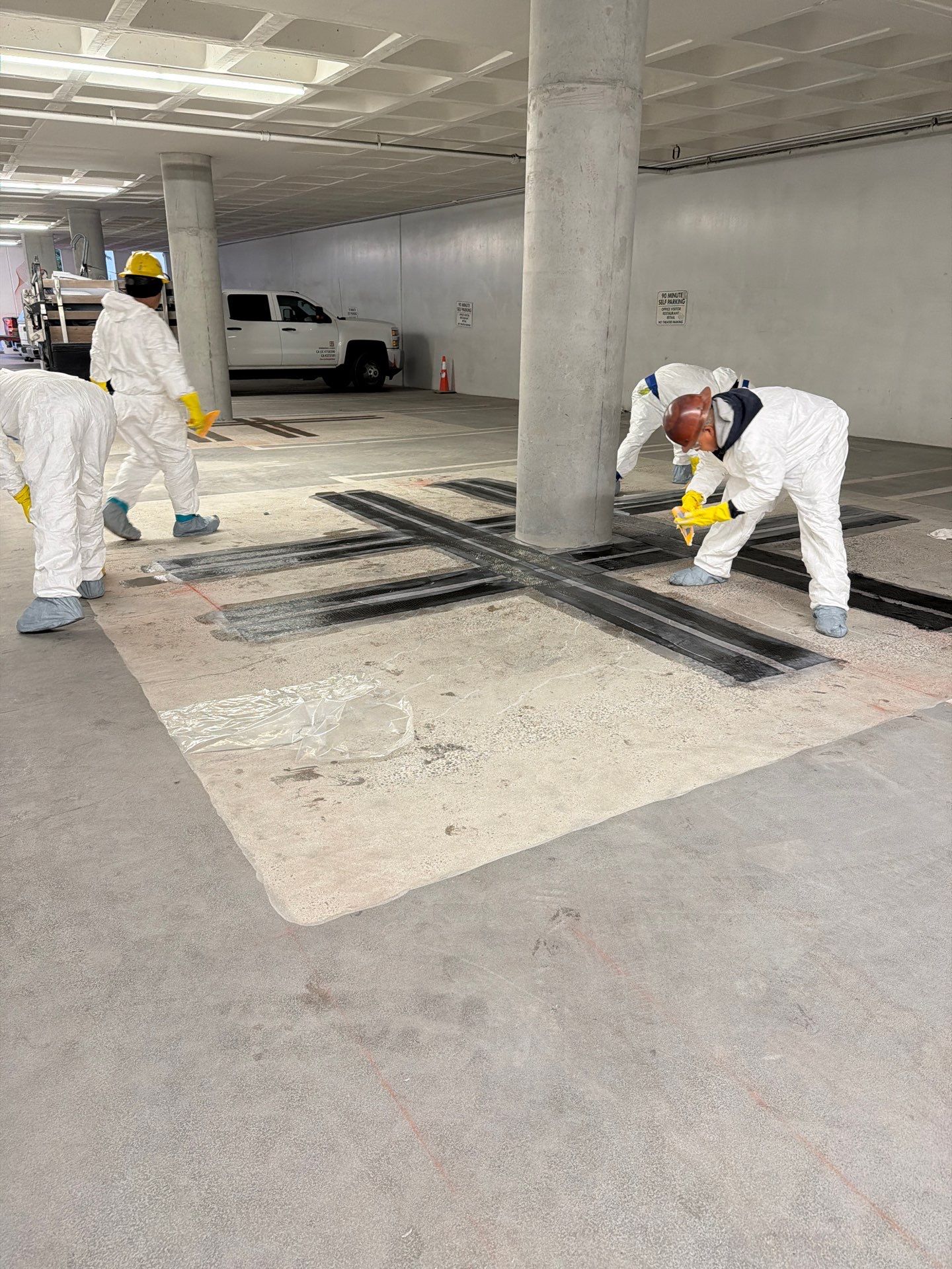 Parking Garage Project in El Segundo by Elite Concrete Restoration 