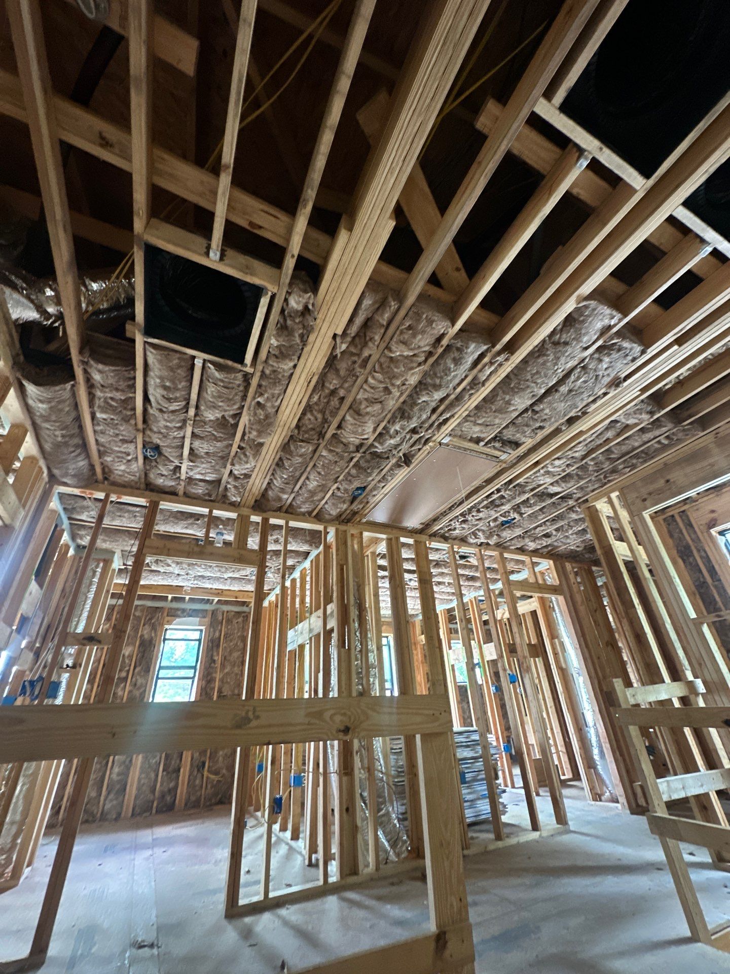 Full install on this new beautiful custom home in Dallas by Apex Insulation Solutions