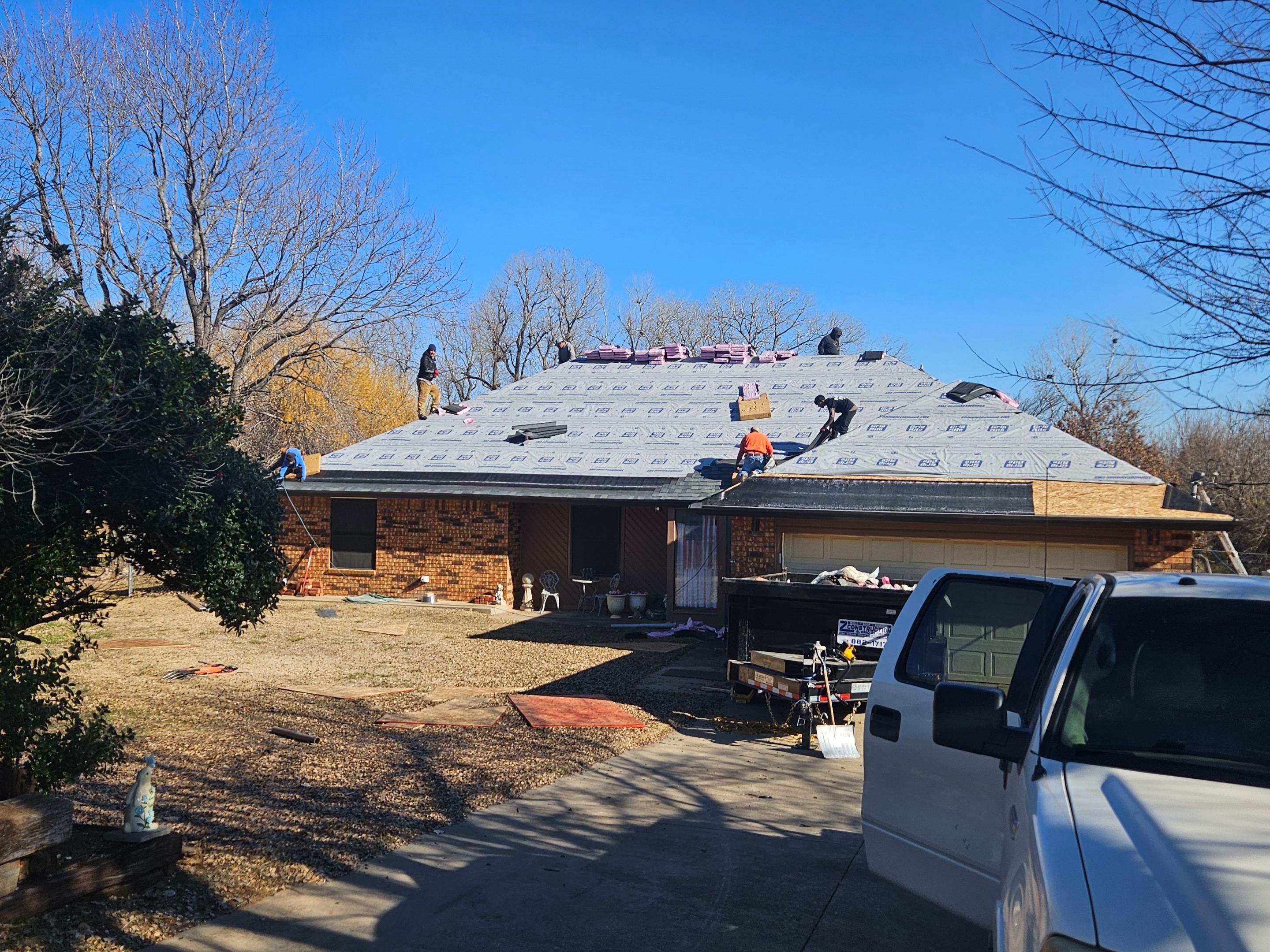 Roof Replacement Project in Yukon by Z Construction & Roofing, LLC