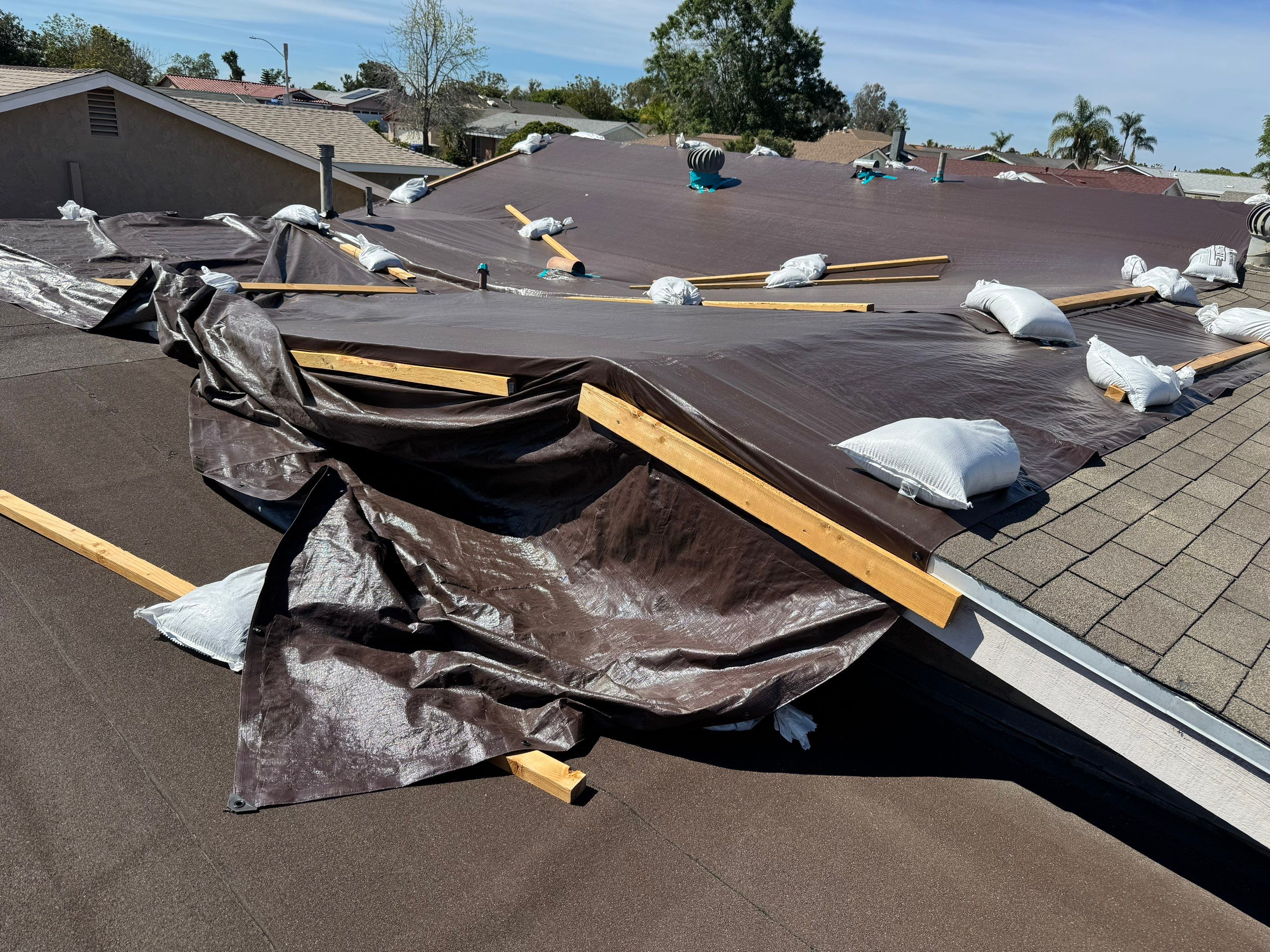 San Diego, CA | Partial Shingle & Low-Slope Roof Replacement by Zenith Roofing Services