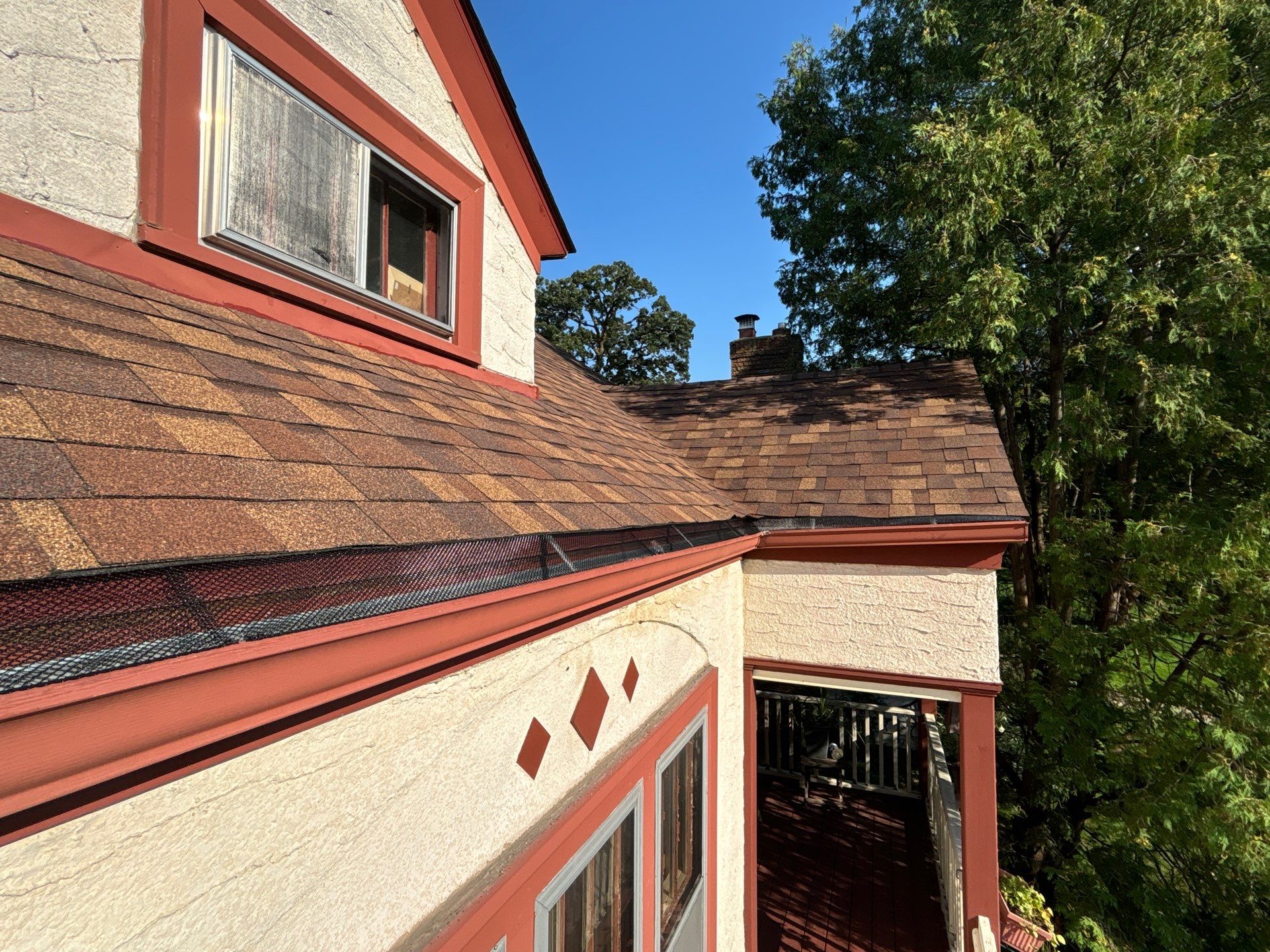 Black Mesh Gutter Guard Installation in Minneapolis, MN by Next Level Seamless Gutters / Exteriors Inc.