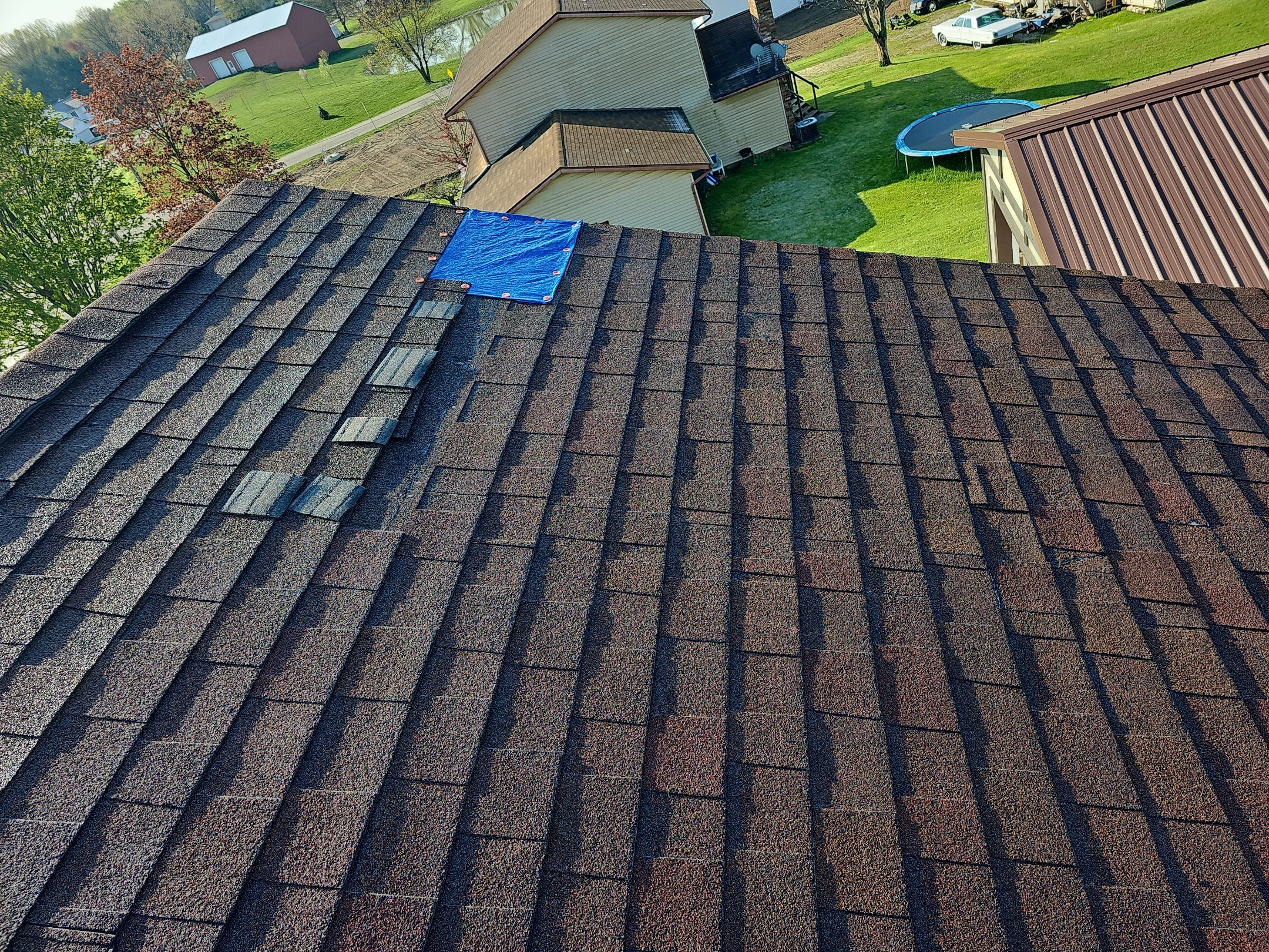 ATLAS PINNACLE COLOR: BURNT HICKORY DRIP EDGE: MUSKET BROWN by Eagle Eye Roofing