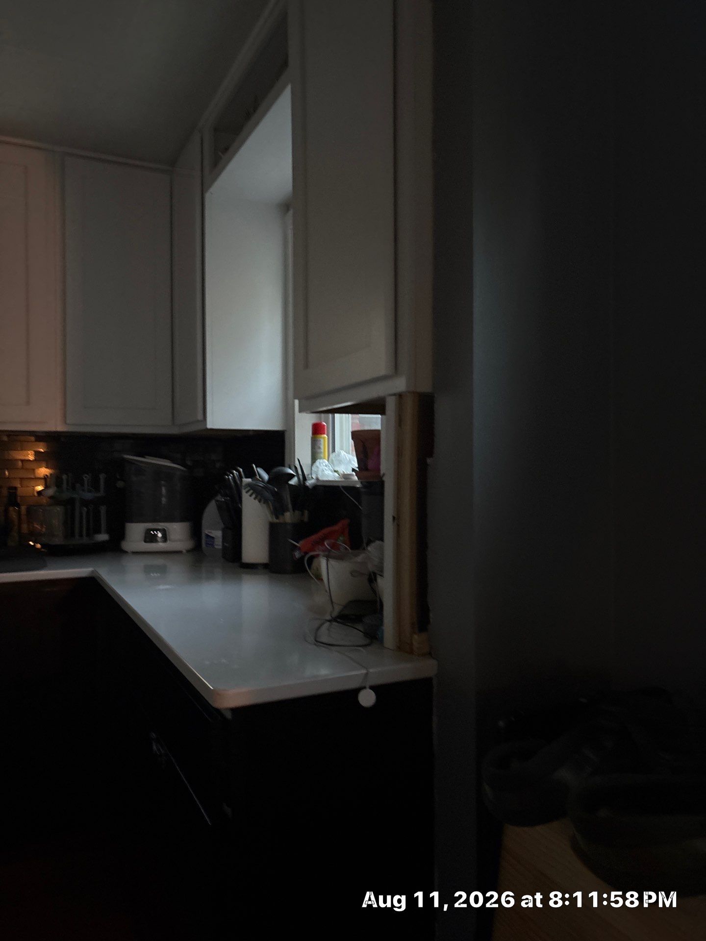 Two-Tone Kitchen Remodel with Black Subway Tile in Lincoln by CompanyCam Sales Demo