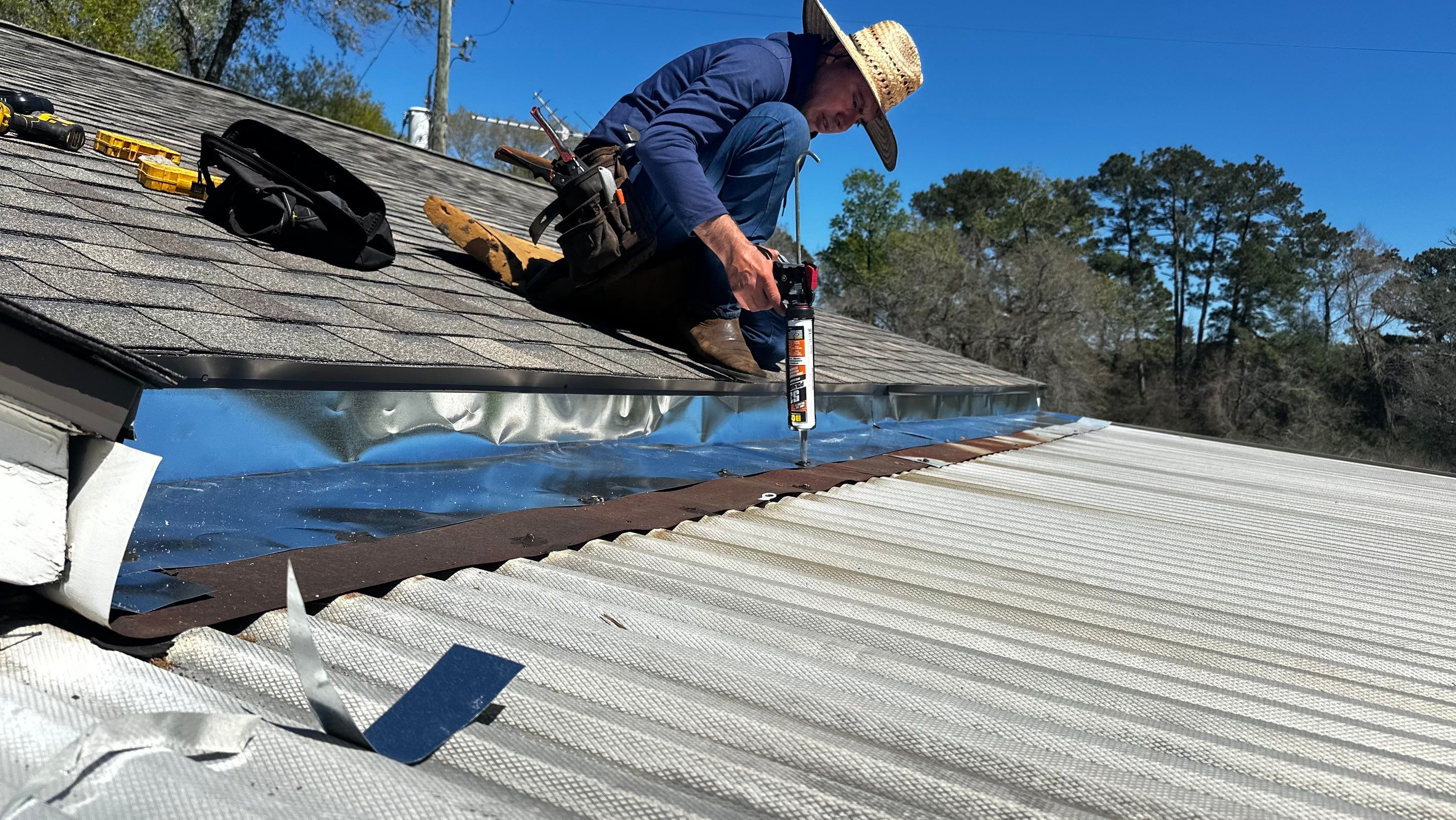 Roof Replacement with New Decking — Magnolia, TX by PL Roofing & SB Roofing, LLC.