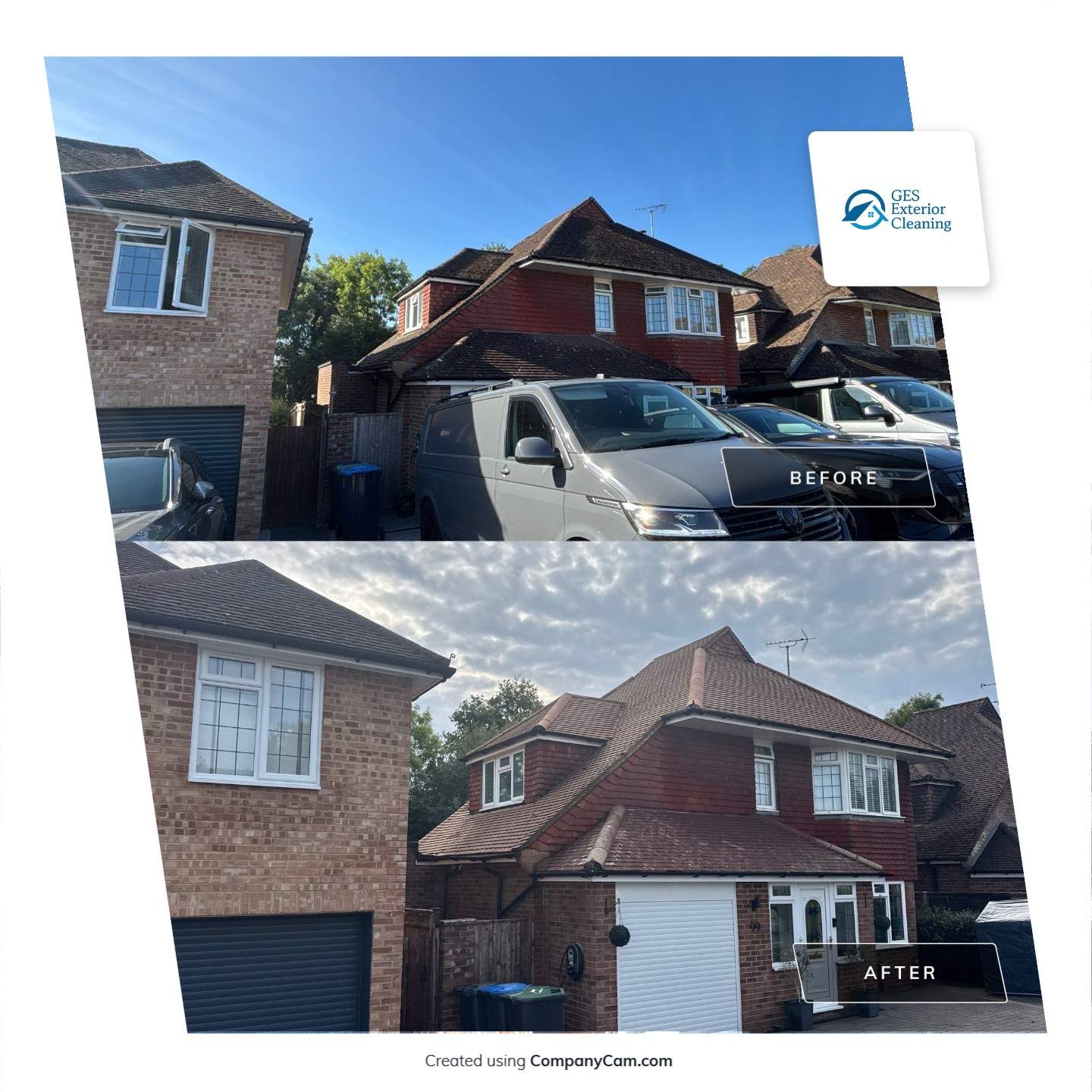 Full Exterior House Wash and Roof Cleaning in East Grinstead by Ges Exterior Cleaning ltd