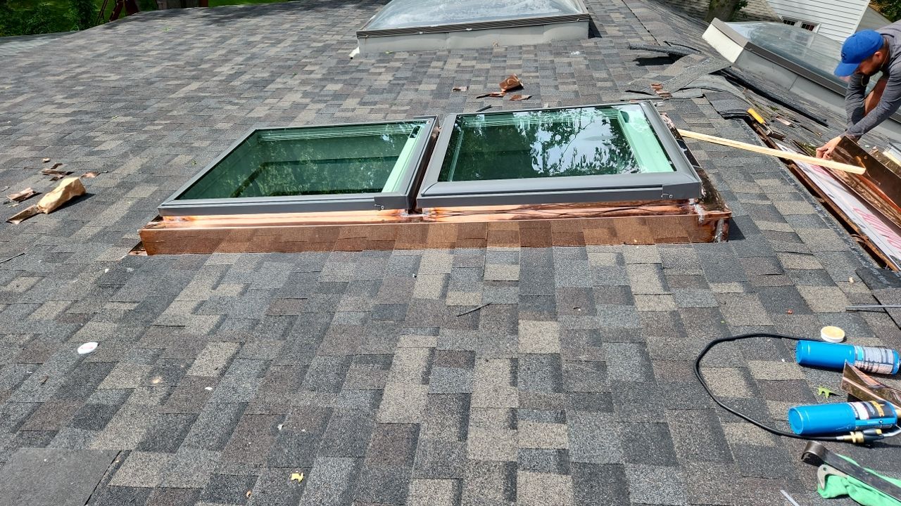 Residential Roofing Installation using Owens Corning TruDefinition Duration Designer - Black Sable by A Plus Exterior