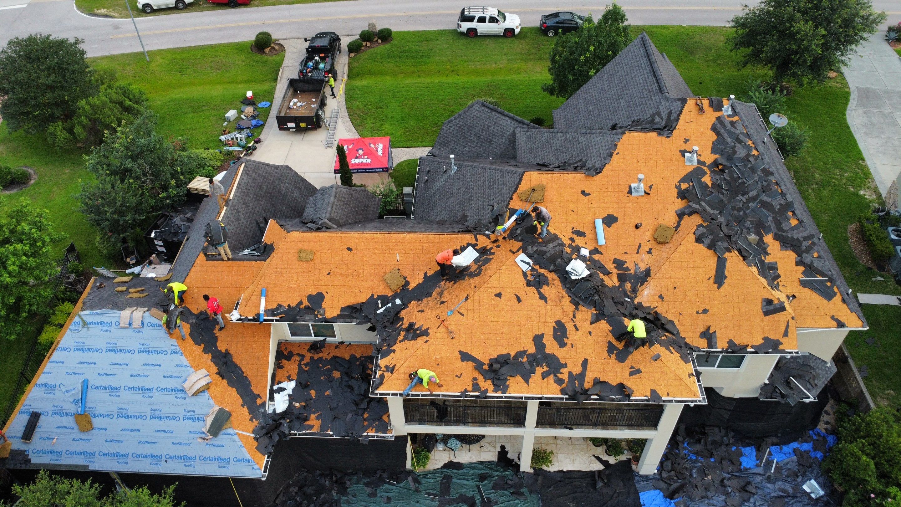 Roof Replacement in Spring, Tx by Super Roofer LLC