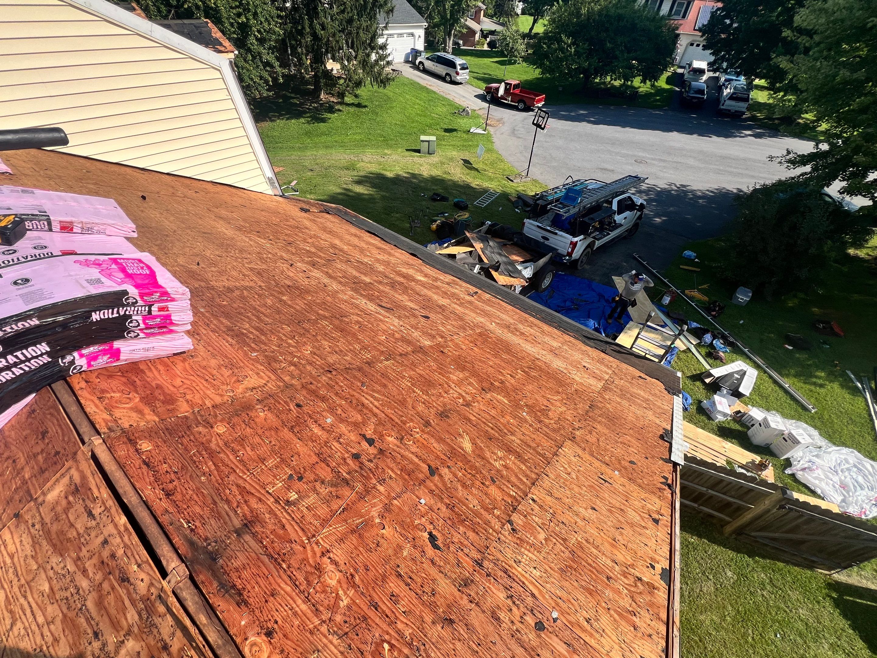 Architectural Shingle Roof Replacement and Decking Repair in Walkersville by Frederick Roof Repair