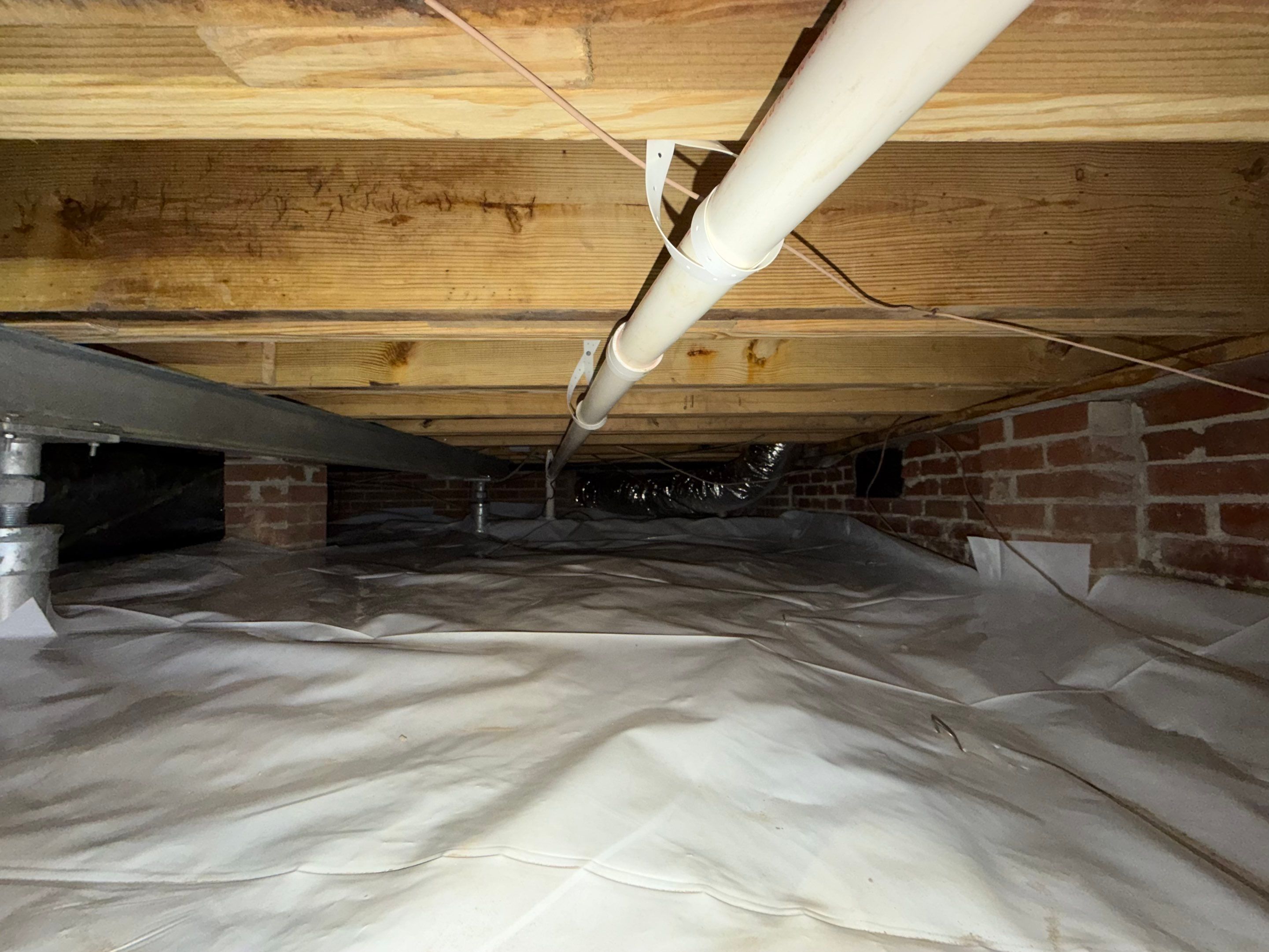 Project in Smithfield by Patriot Crawl Space Repairs