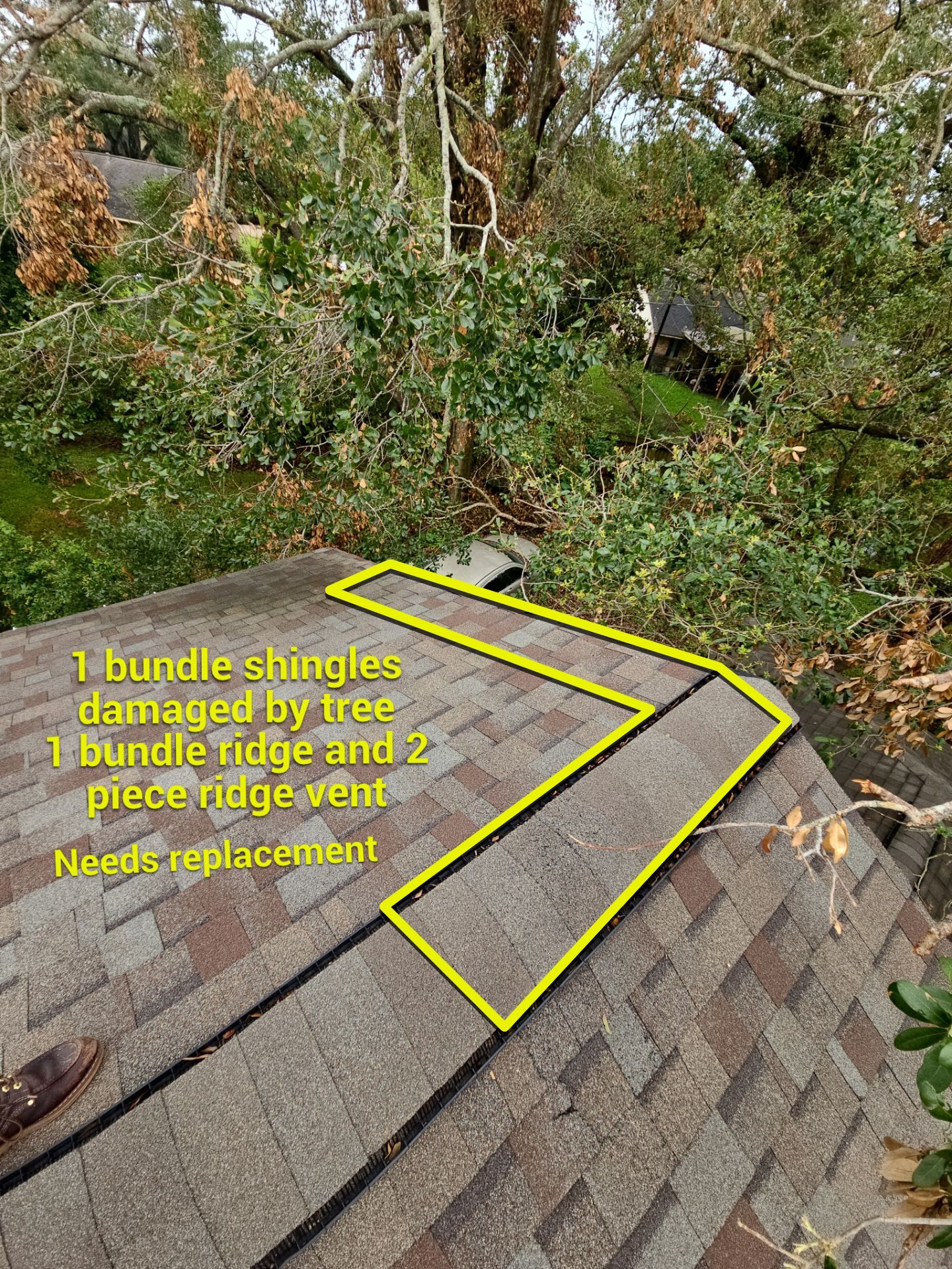 Residential Roofing Repair using Owen's Corning Duration (Lifetime) Shingles by Roof Repair Company