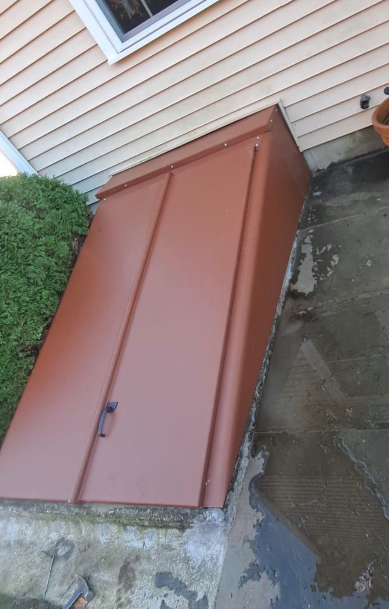 Basement Remodel using Bilco Basement Door by A Plus Exterior