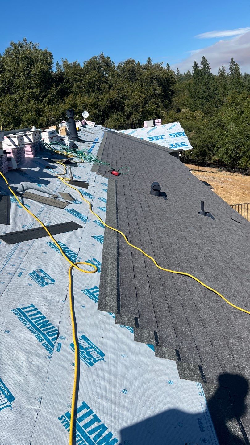 Gutters and new Roof by Byers Enterprises 
