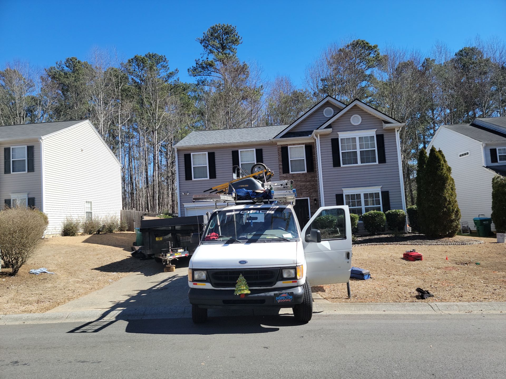 Residential Roofing Installation using Owens Corning by Inspector Roofing and Restoration