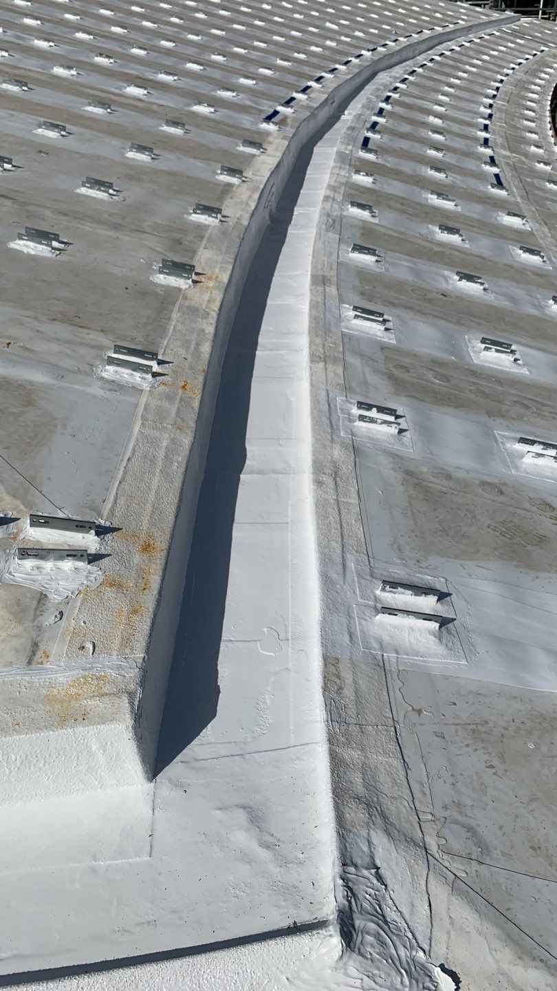 Commercial Flat Roof Installation With TPO Membrane In Kendall by AJF ROOFING INC