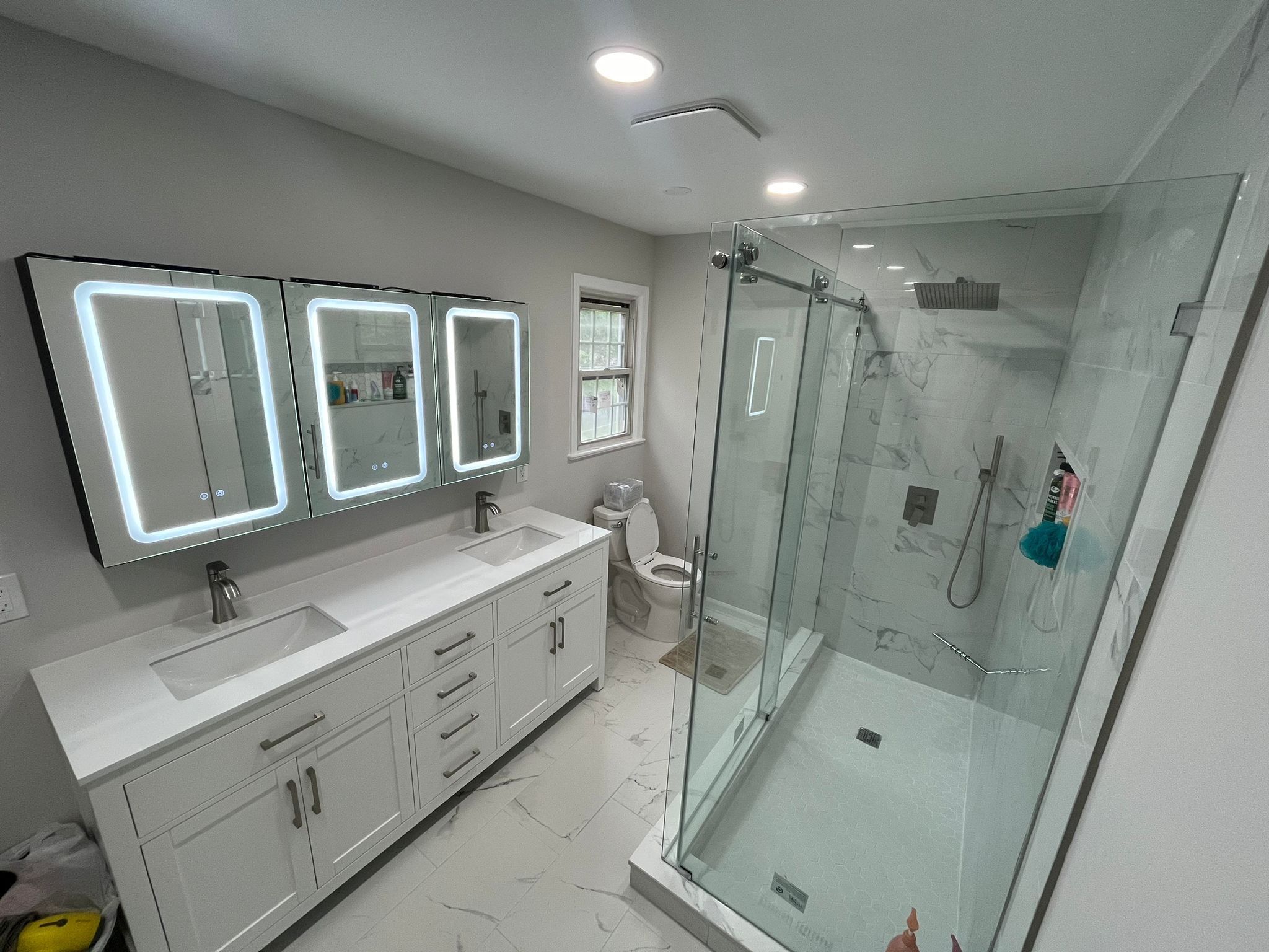 Bathroom Remodel using Tile by Home Concepts Construction