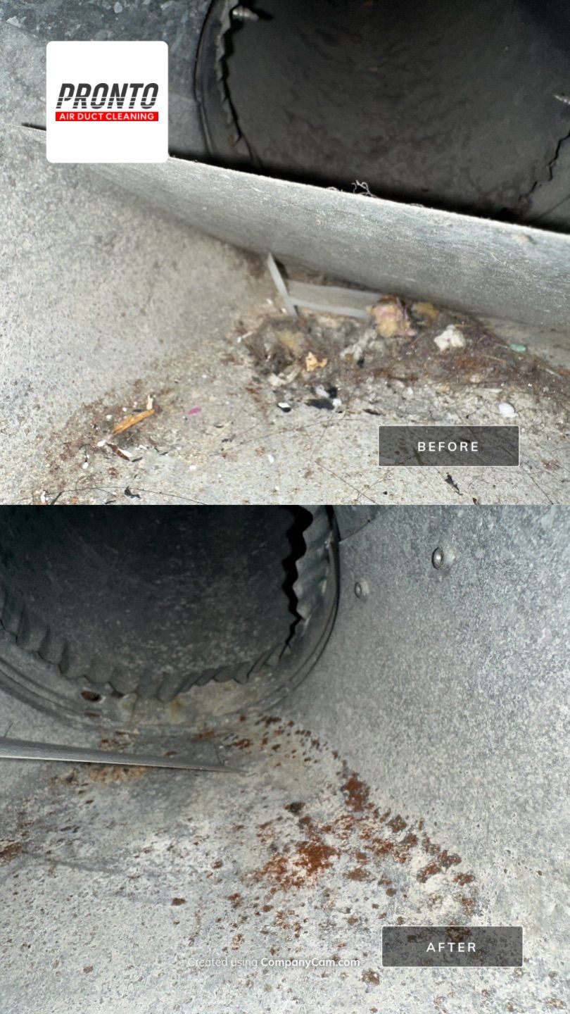 Air duct cleaning using Hypervac by Pronto Air Duct Cleaning
