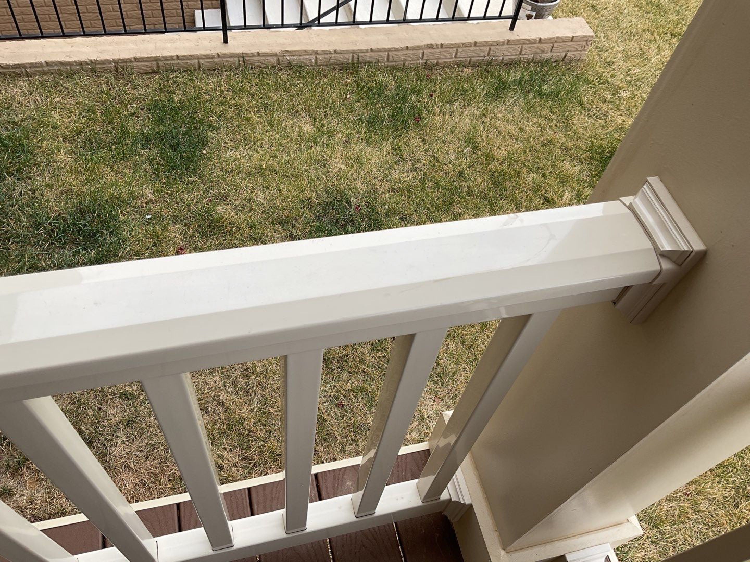 Deck Installation using New Vinyl Gate  by Alpha Design Services