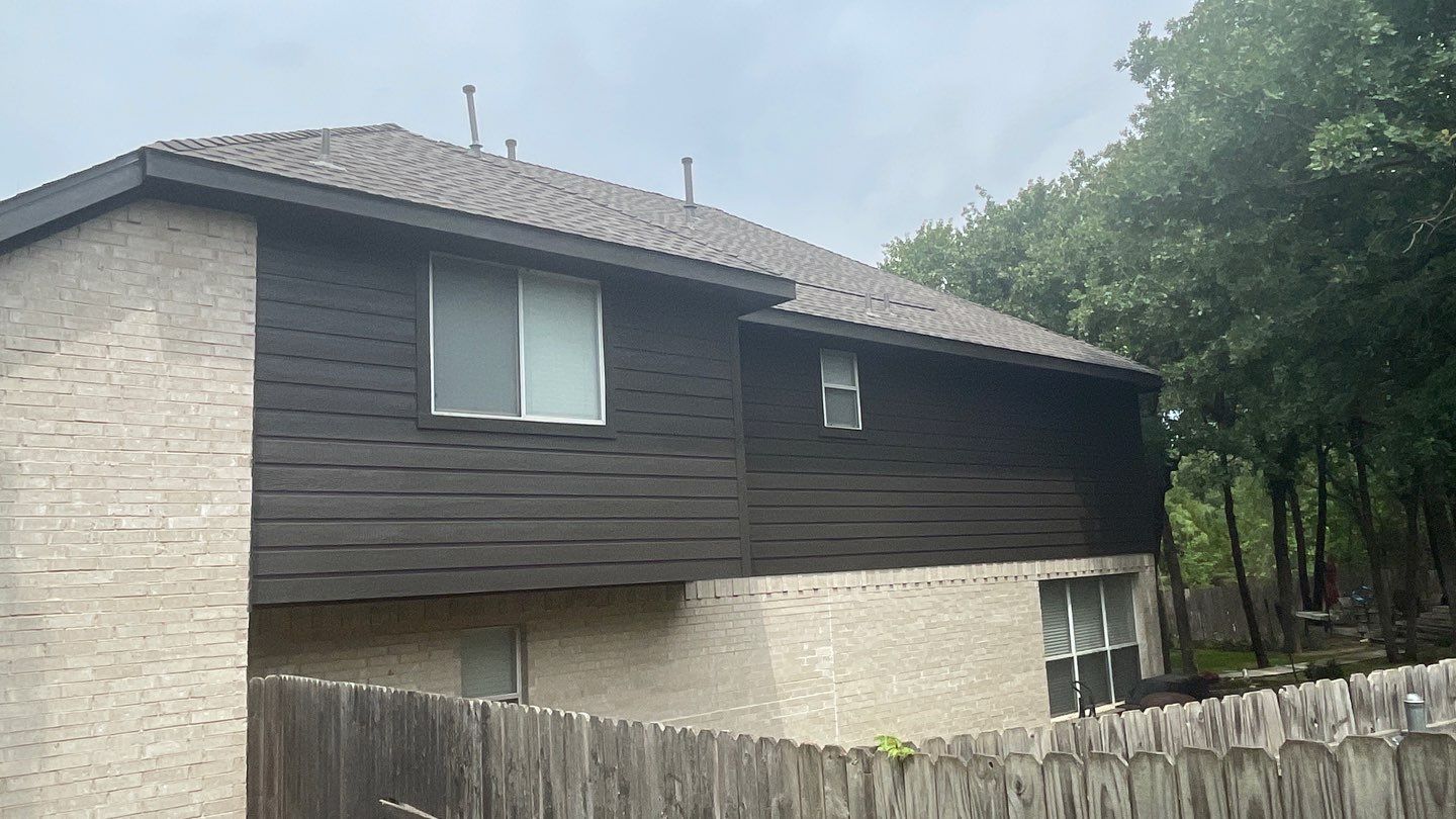 Full Exterior Remodel (Roofing, painting, Gutters) & Interior Damage Repair & Painting by First United Roofing & Construction