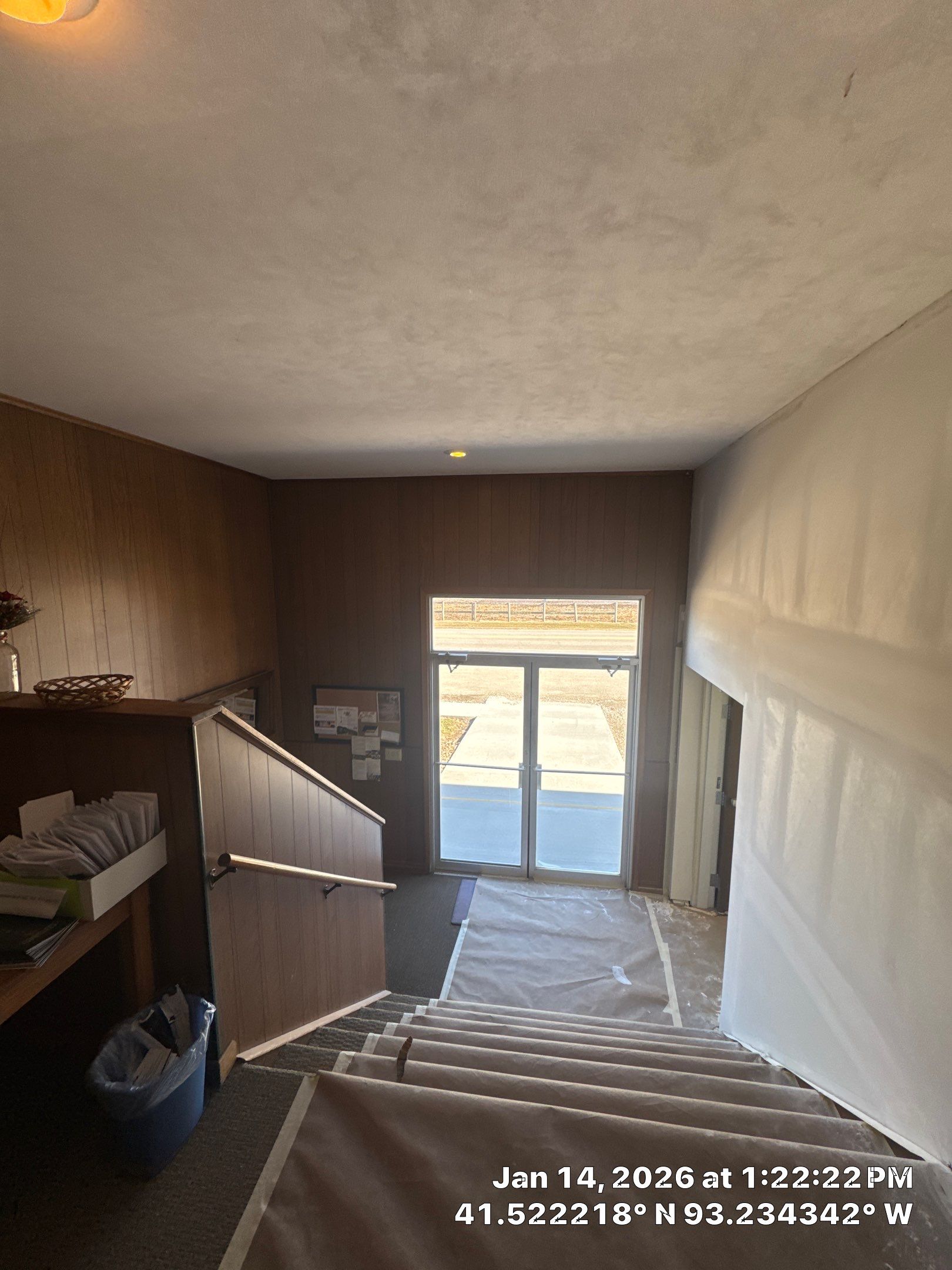 Interior Stairwell Transformation – Before & After by Midwest Paint LLC