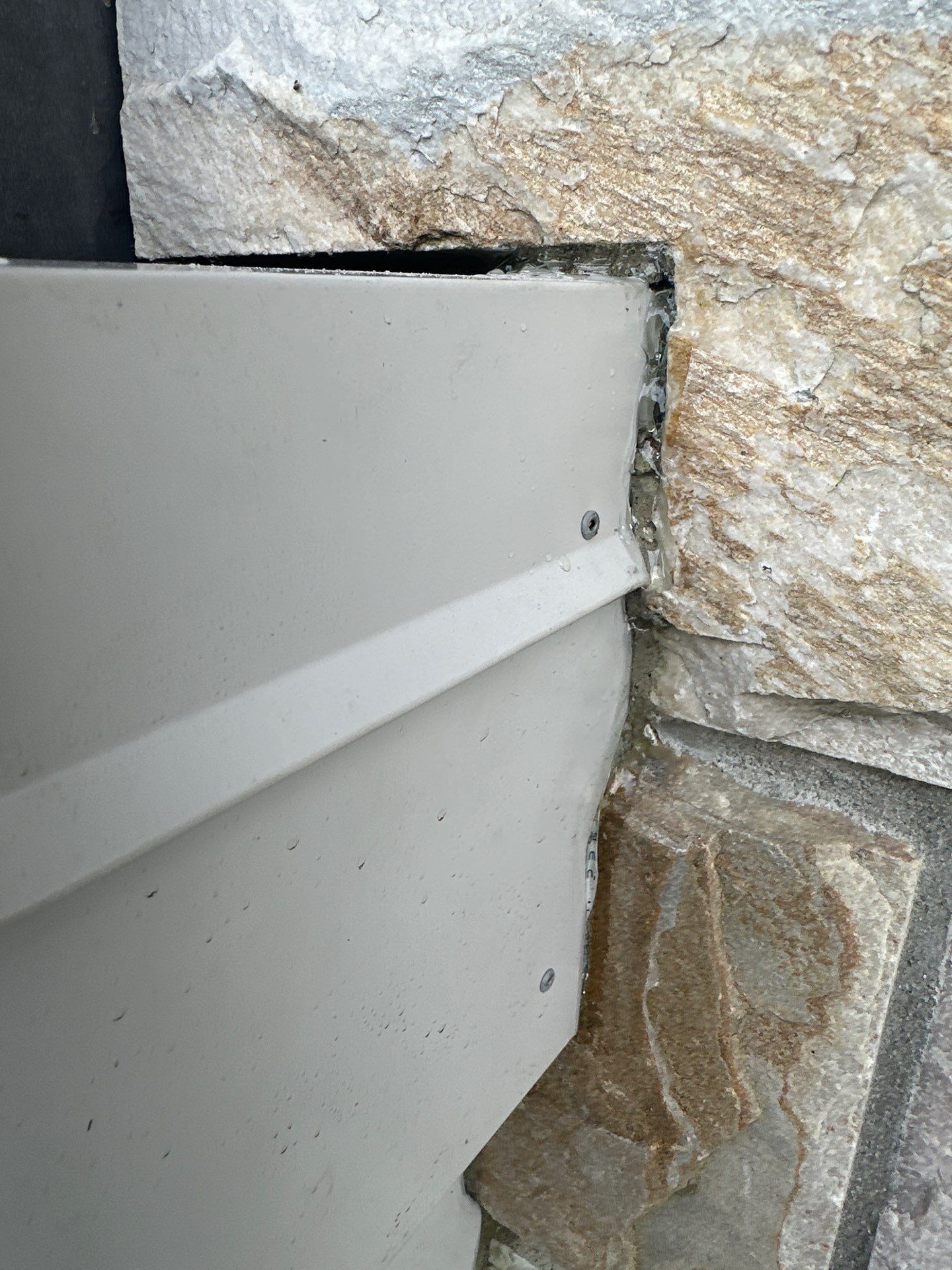 Residential Re-Roof using 26 GA Fascia Color White White by Top Notch Roofing Inc