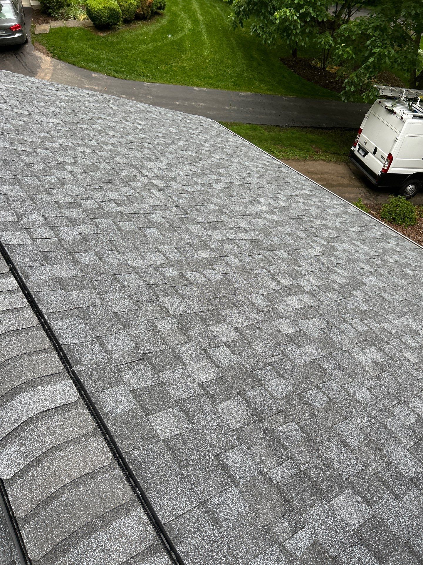 Oakton: Roof Replacement With CertainTeed Landmark Designer Shingles in Pewter by RM Banning, Inc.