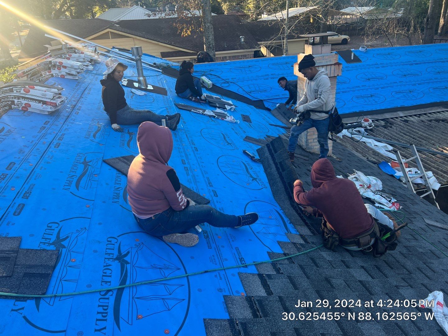 Roof replacement by American Roofing & Construction LLC