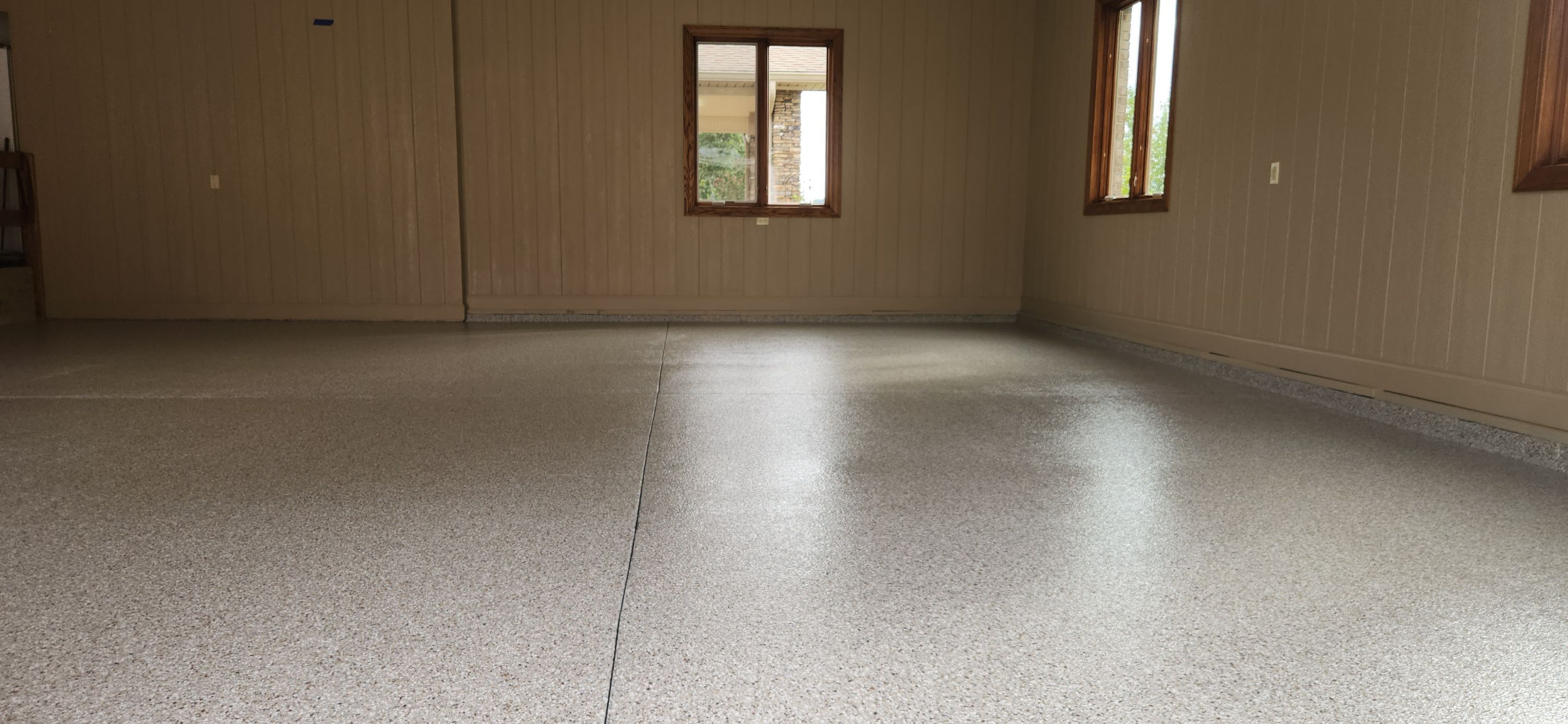 Garage using Creekbed by Elite Floor Solutions