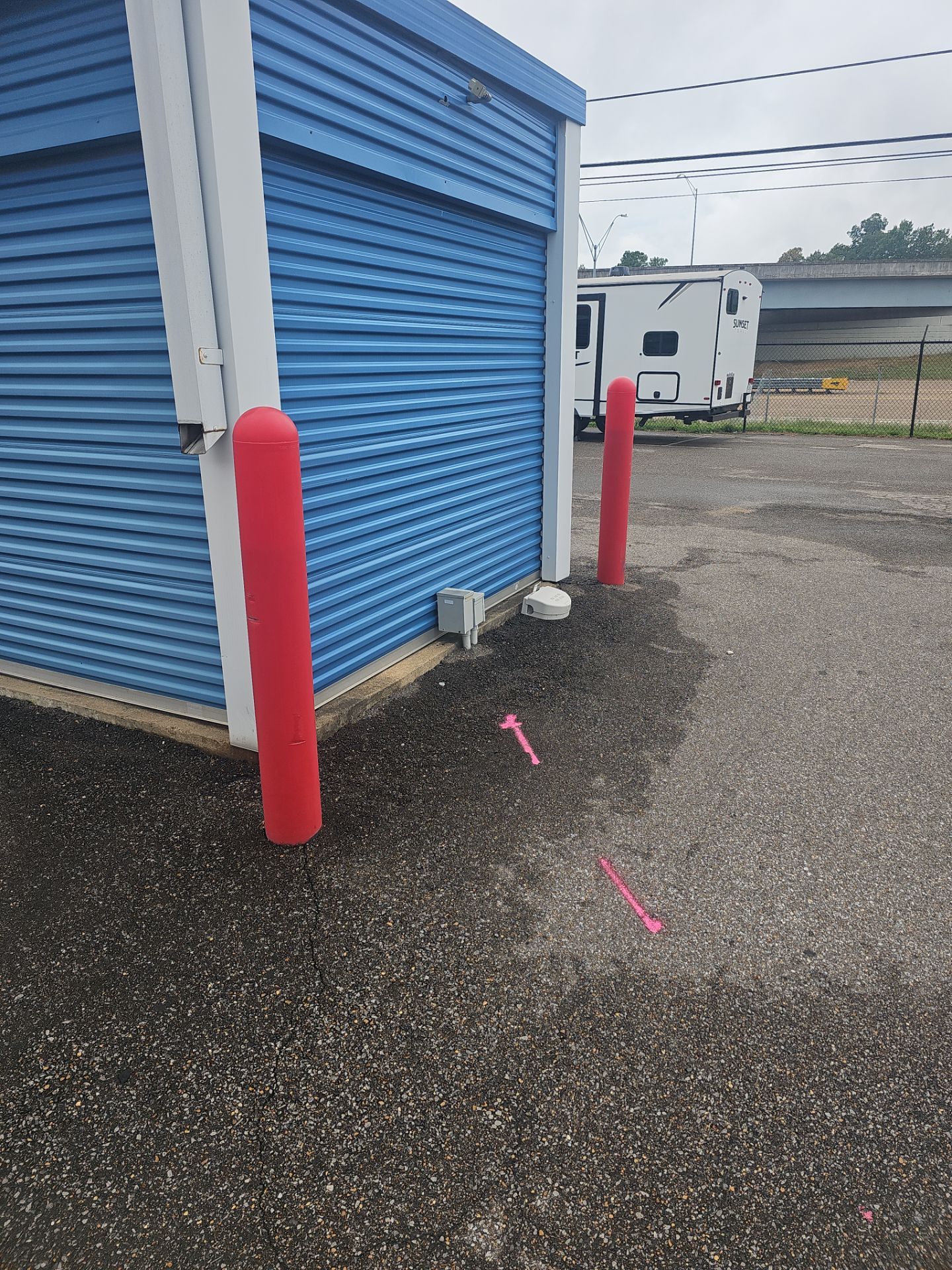 GPR Investigation on sink hole by Alsip Locating Service, LLC