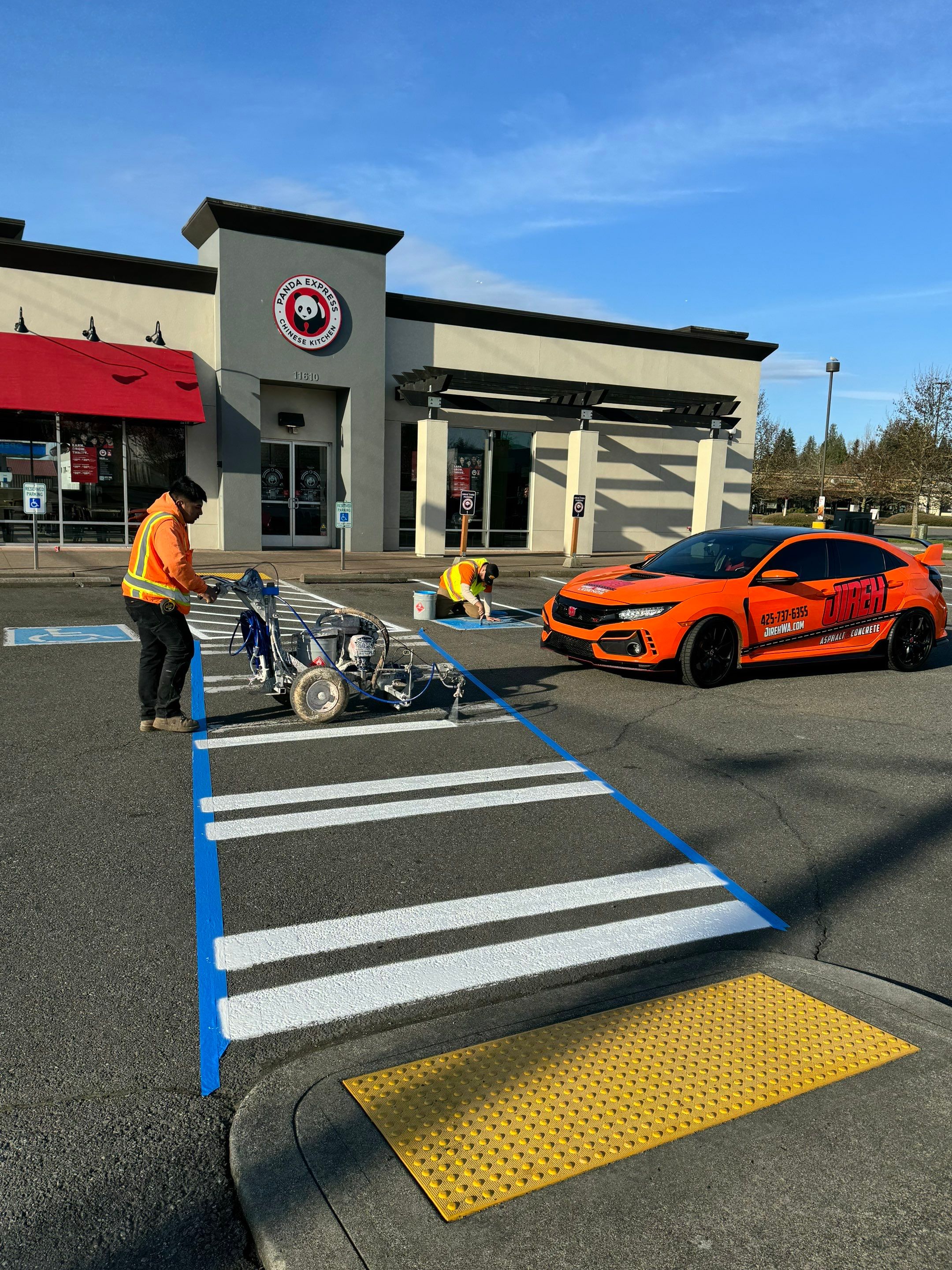 Panda Express | Striping  by Jireh Asphalt & Concrete Inc 