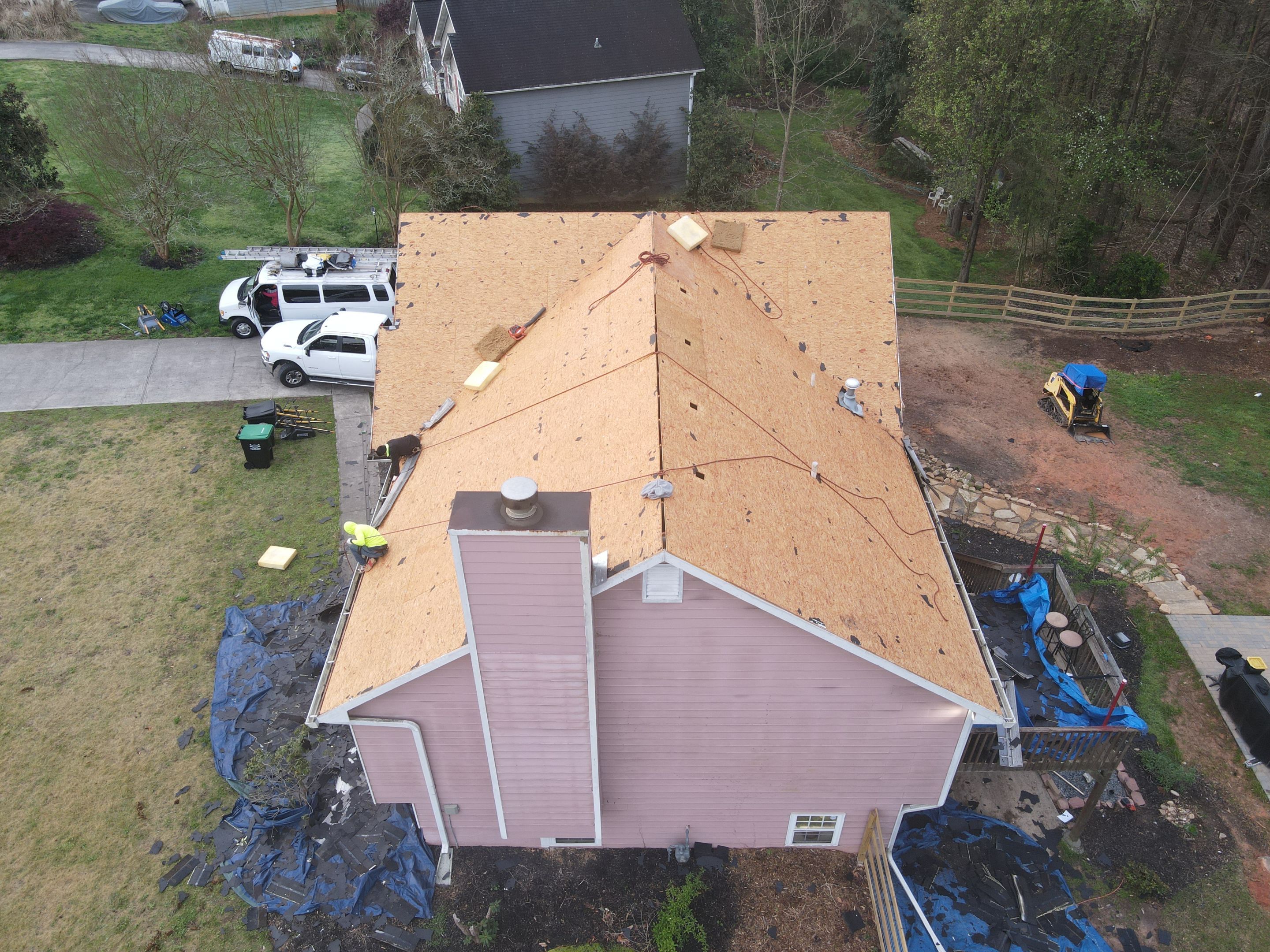 Residential Roofing Installation using Owens Corning by Inspector Roofing and Restoration