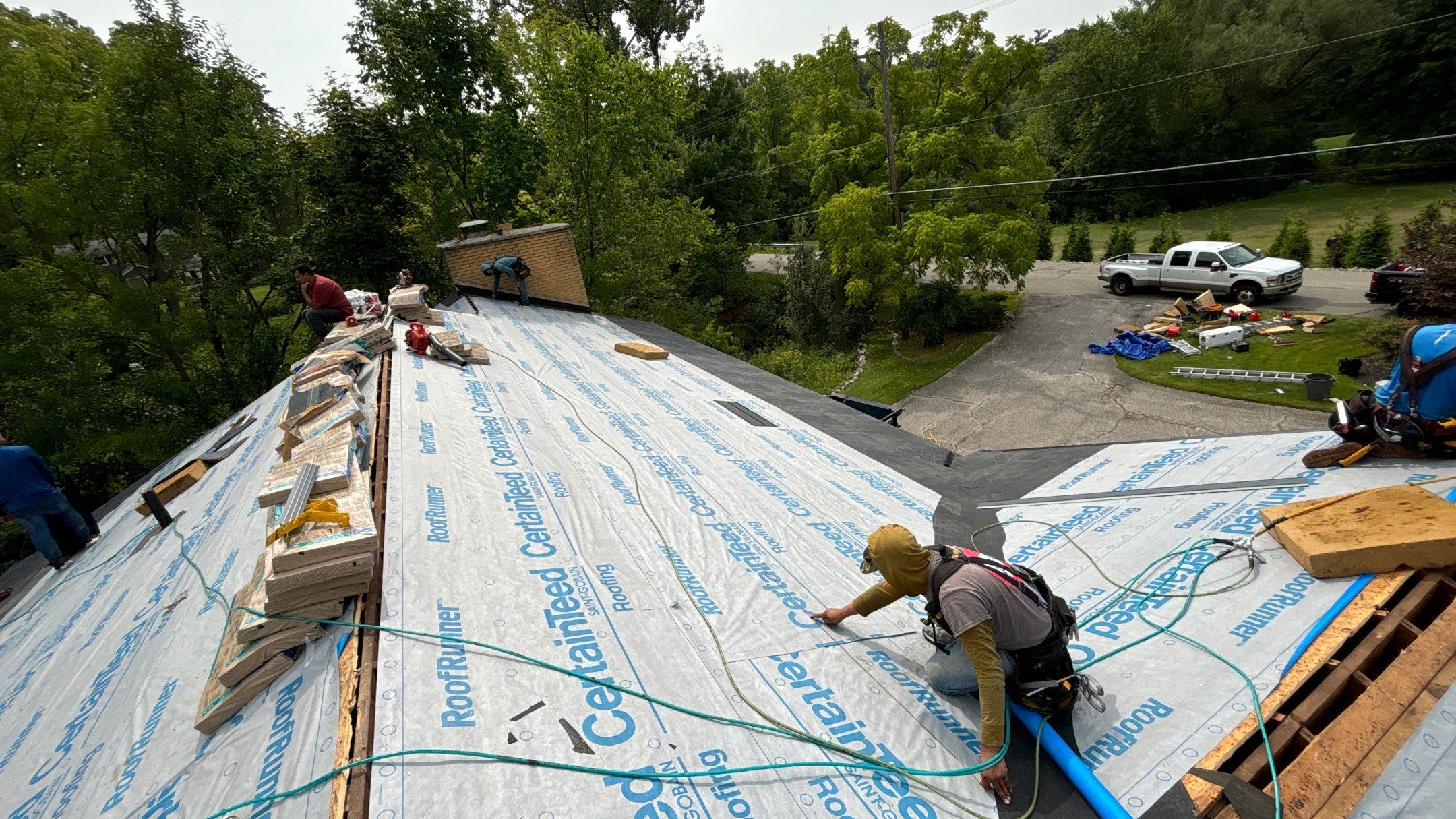 Roof Replacement using CertainTeed Landmark by 180 Contractors