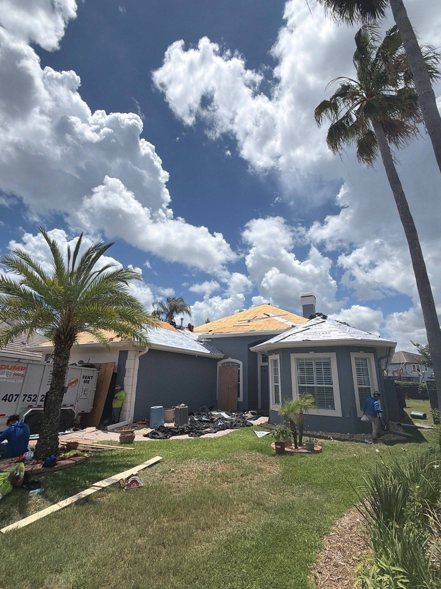 Concrete Tile Roof Replacement Using Polystick TU Plus in Orlando by Fortified Roofing Solutions Corp.