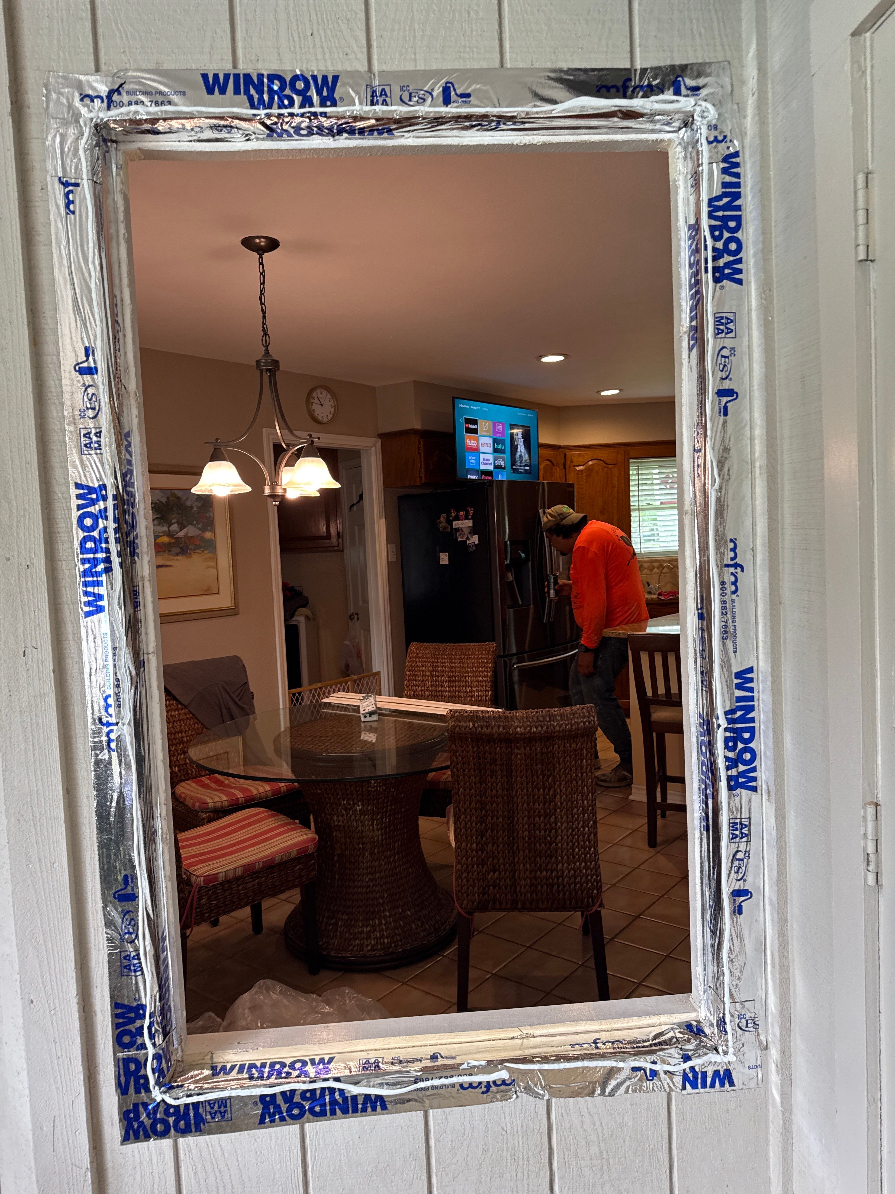 Impact windows brick install by Bayfront Roofing and Construction