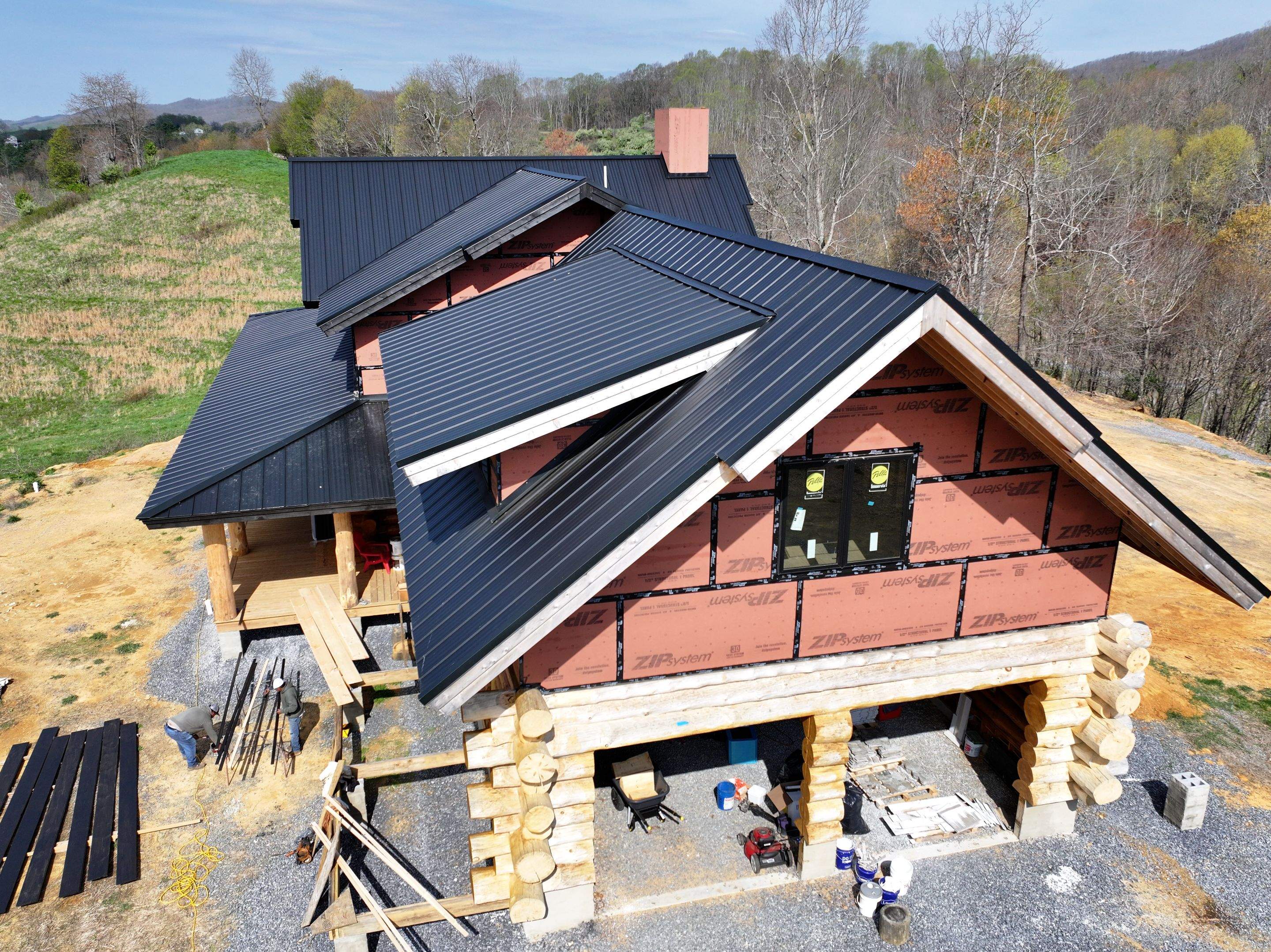 Black Frost Standing Seam by Omnia Roofing