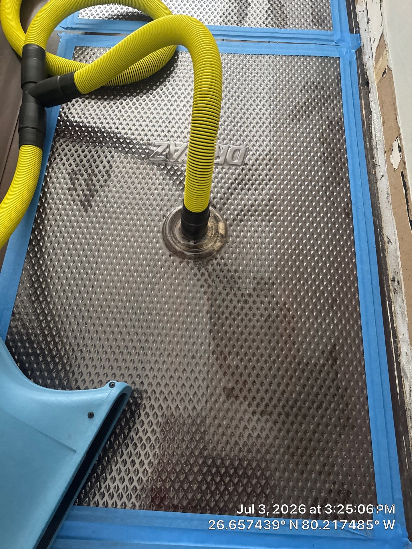 Professional Water Damage Mitigation and Hardwood Floor Drying in Wellington by SuperClean