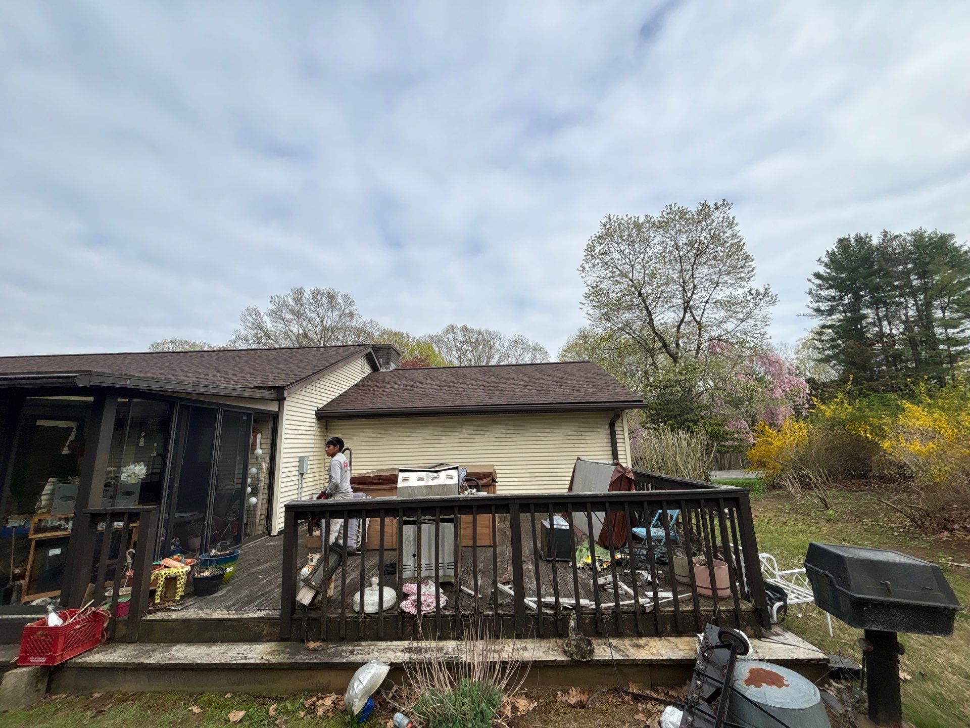 Asphalt shingles in Orange, CT gives homeowner brand new roof! by DiGiorgi Roofing and Siding Inc