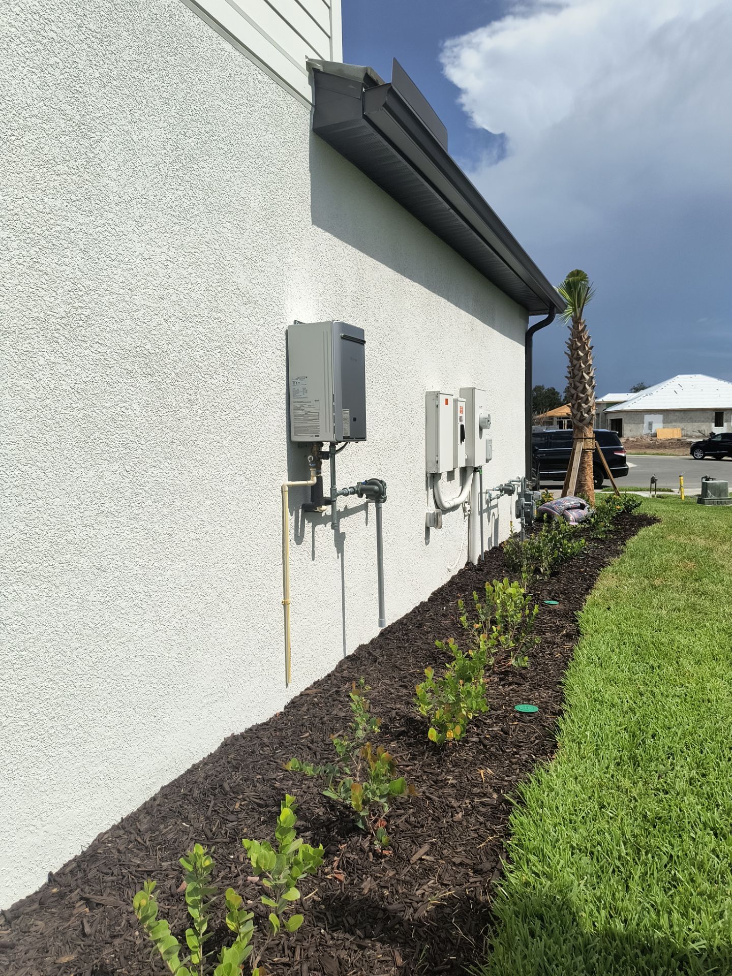 Dark Bronze Gutter Installation in Bradenton FL by Gutter Professors