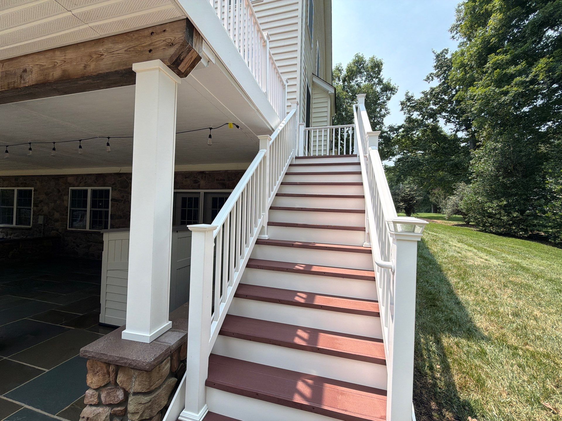 Woodbine House Washing and Outdoor Living Space Cleaning by Baltimore Pressure Washers Inc.